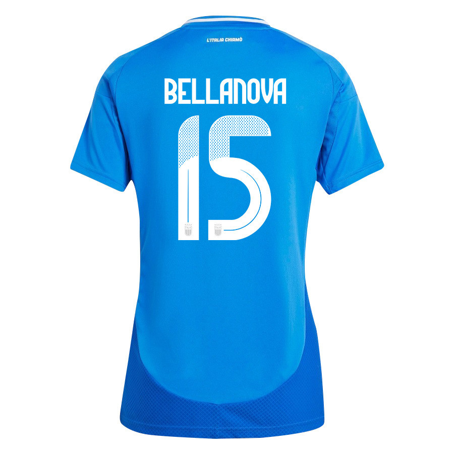 Raoul Bellanova 15 Italy National Team 2024/25 Home Women Jersey - Blue