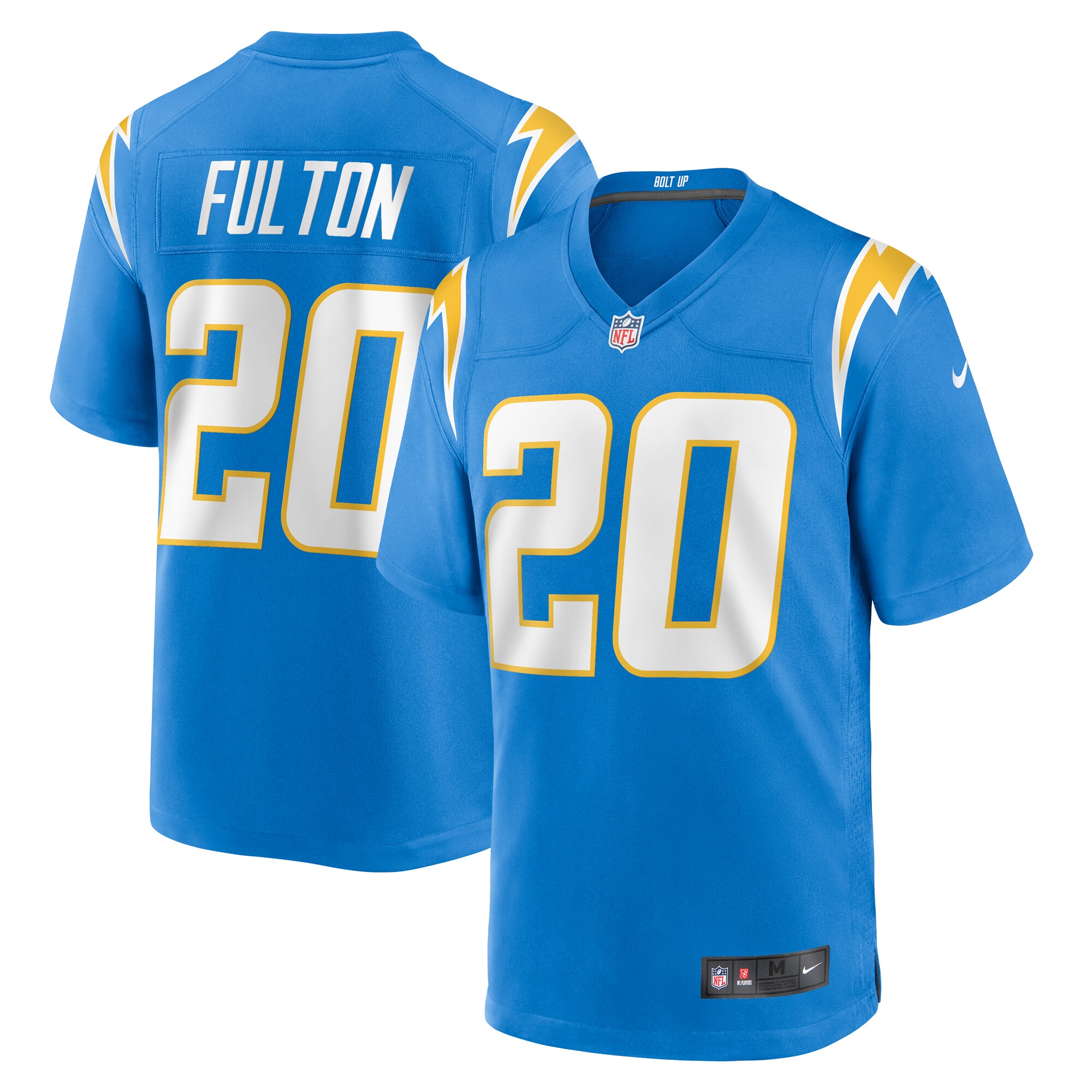 Kristian Fulton Los Angeles Chargers   Game Jersey -  Powder Blue