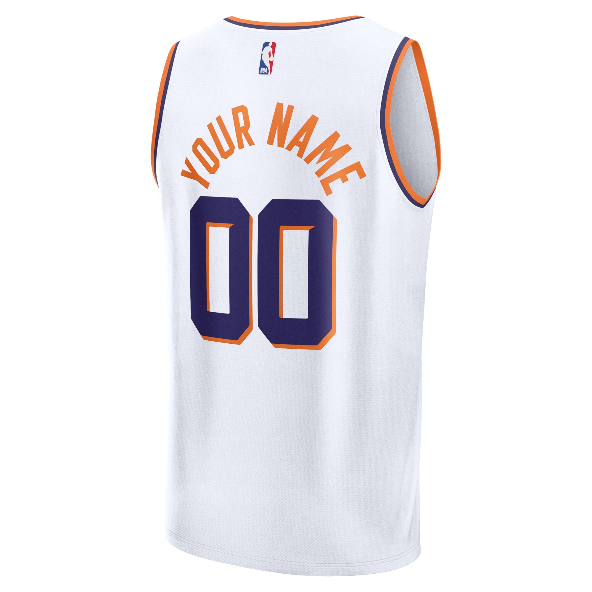 Phoenix Suns Fanatics Youth Custom Fast Break Jersey - White - Association Edition