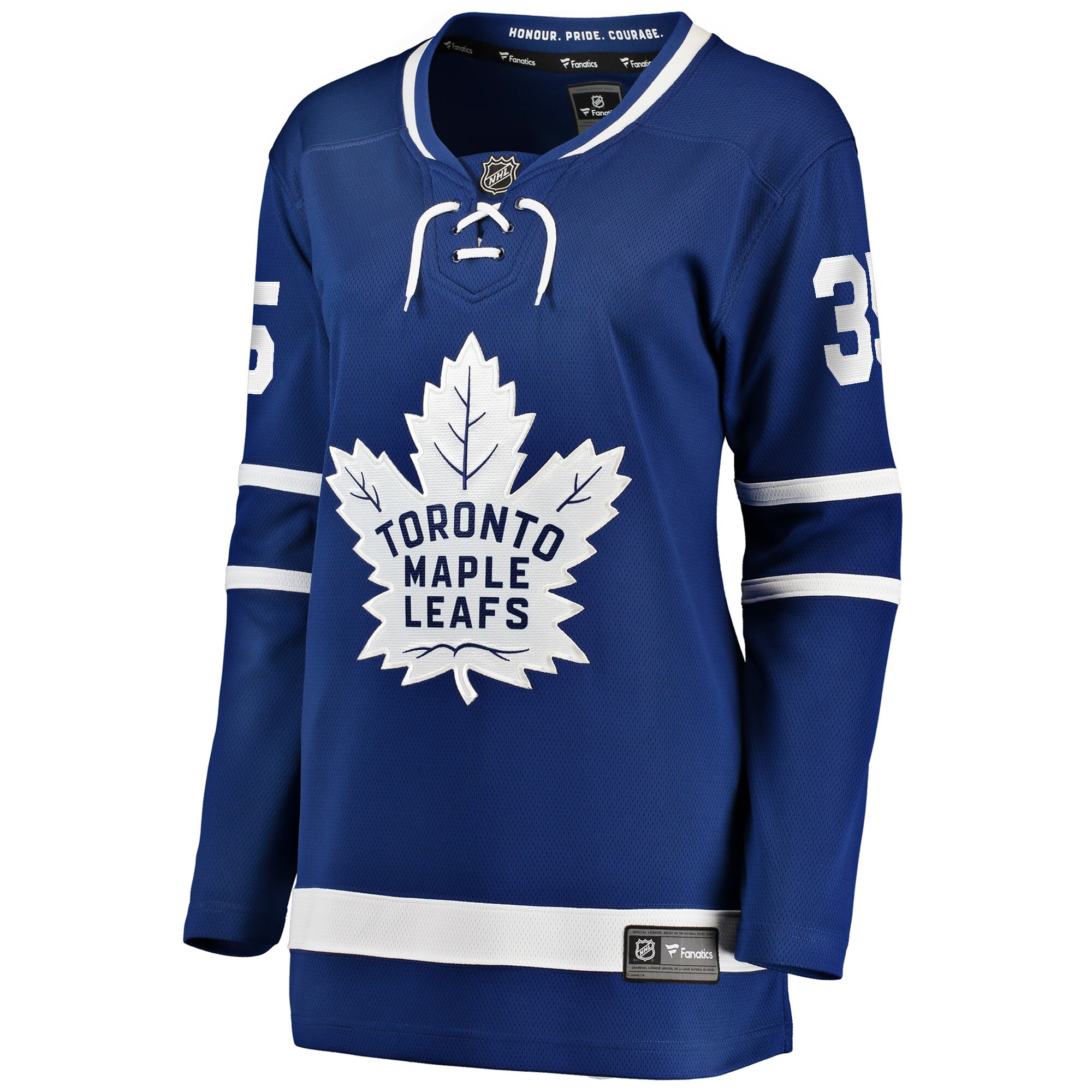 Ilya Samsonov Toronto Maple Leafs Fanatics Women's Home Breakaway Player Jersey - Blue