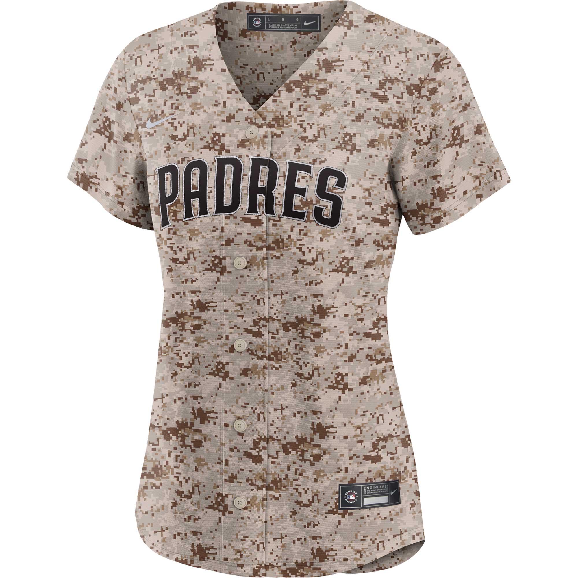 Manny Machado San Diego Padres  Women's USMC Alternate Replica Player Jersey - Camo