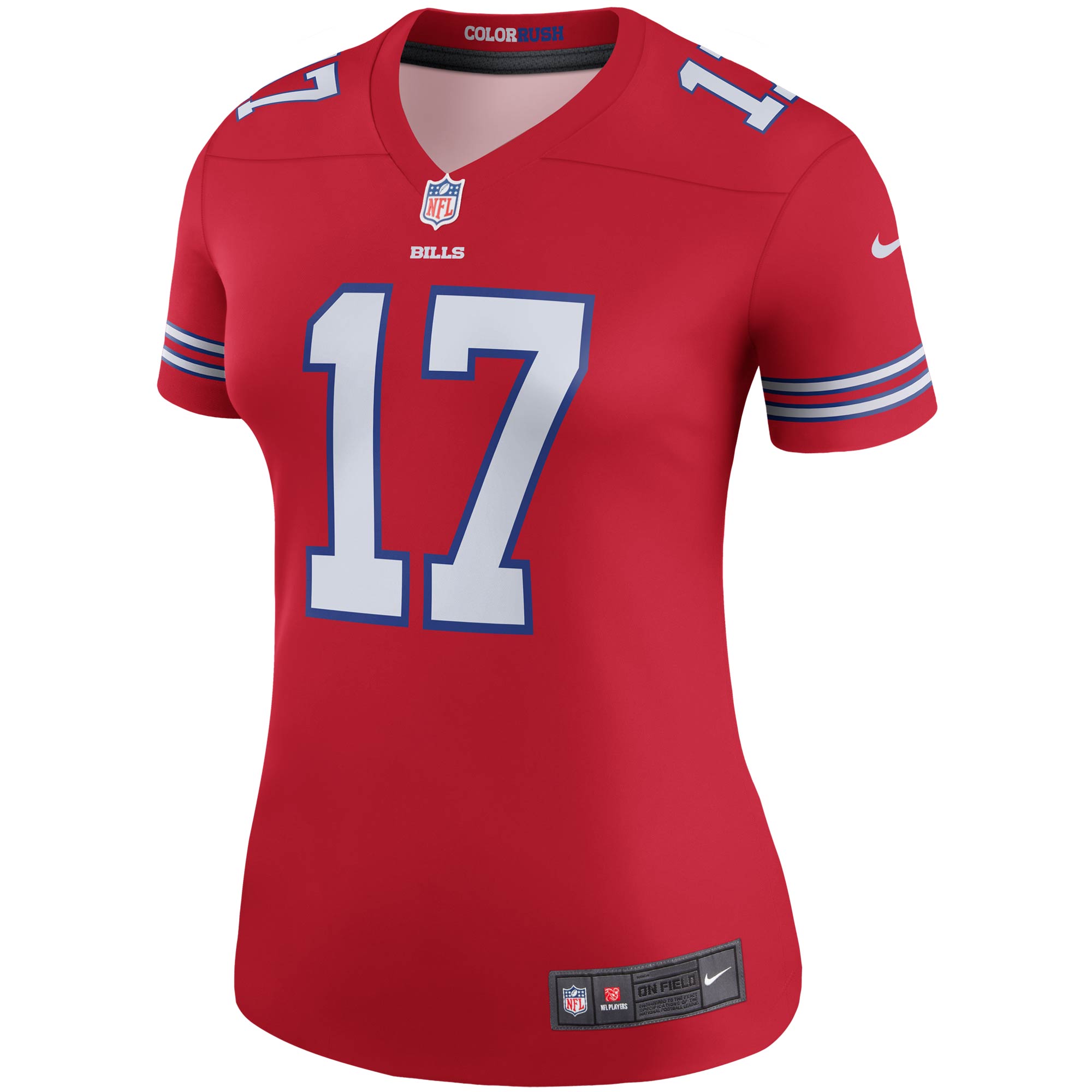 Josh Allen Buffalo Bills  Women's Color Rush Legend Player Jersey - Red