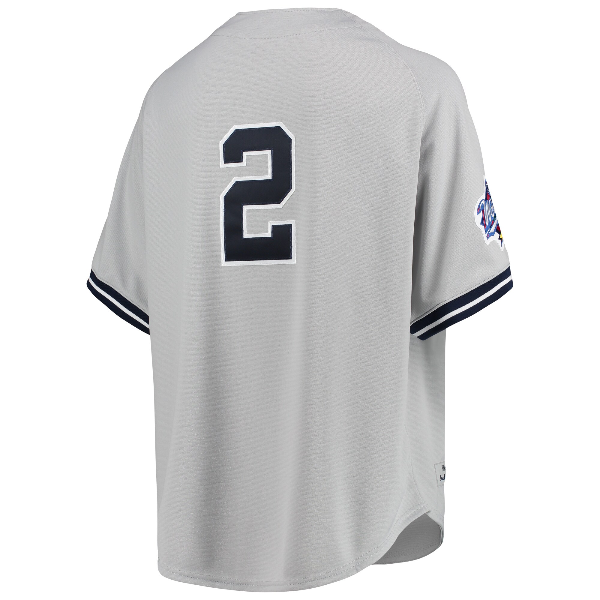 Derek Jeter New York Yankees Mitchell & Ness 1998 Cooperstown Collection Road Authentic Jersey - Gray