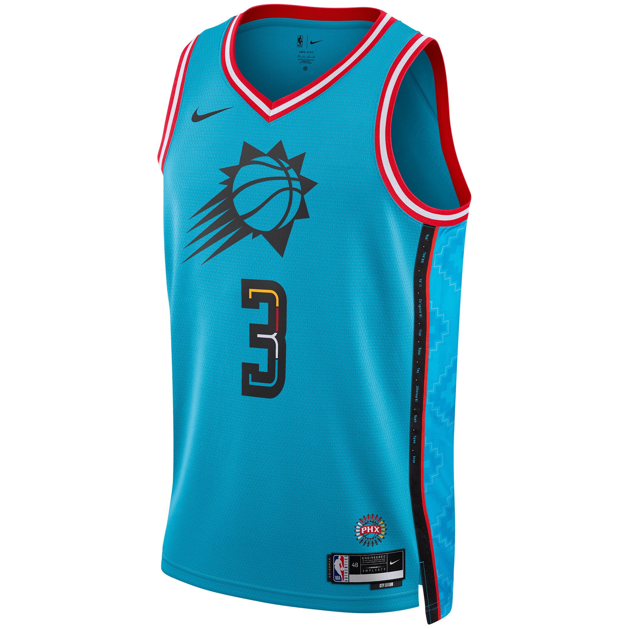 Chris Paul Phoenix Suns  Unisex 2022\/23 Swingman Jersey - City Edition - Turquoise
