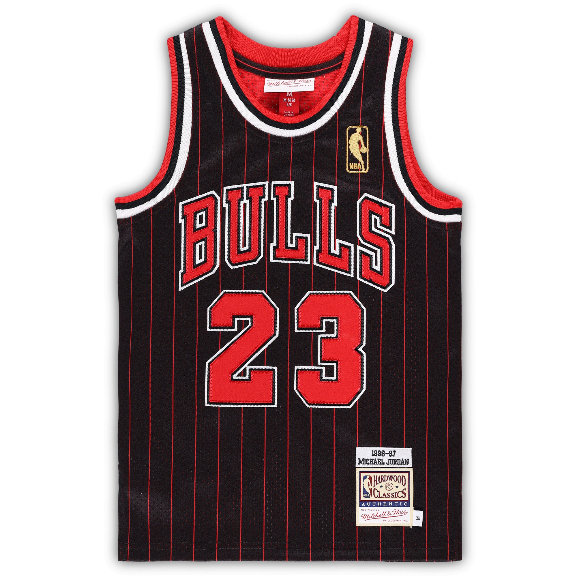 Michael Jordan Chicago Bulls Mitchell & Ness Preschool 1996\/97 Hardwood Classics Authentic Jersey - Black