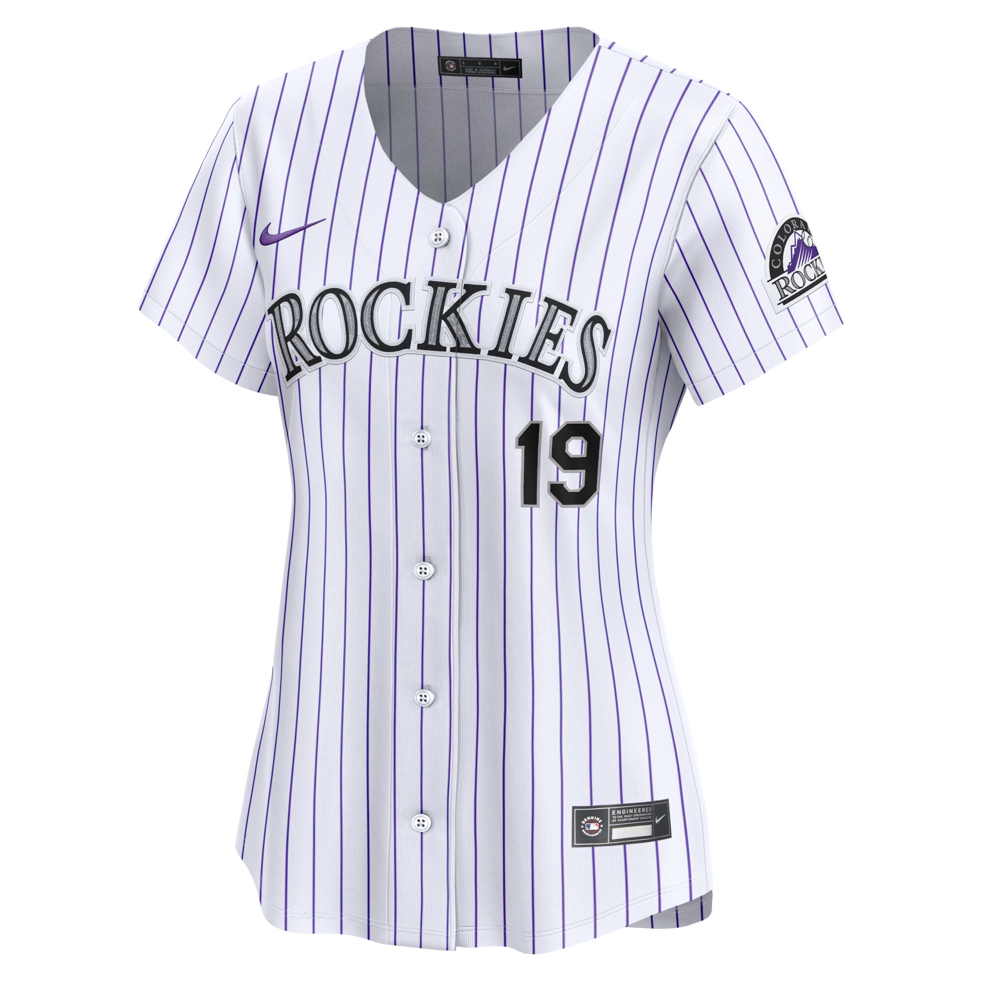 Charlie Blackmon Colorado Rockies  Women's Home Limited Player Jersey - White