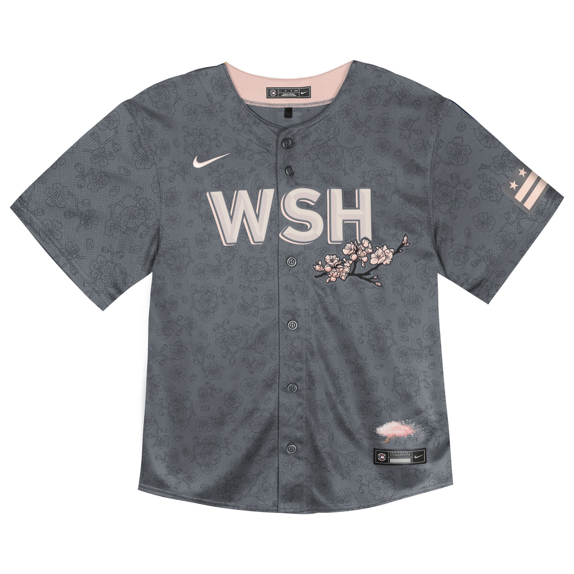 Washington Nationals  Toddler City Connect Limited Jersey - Charcoal