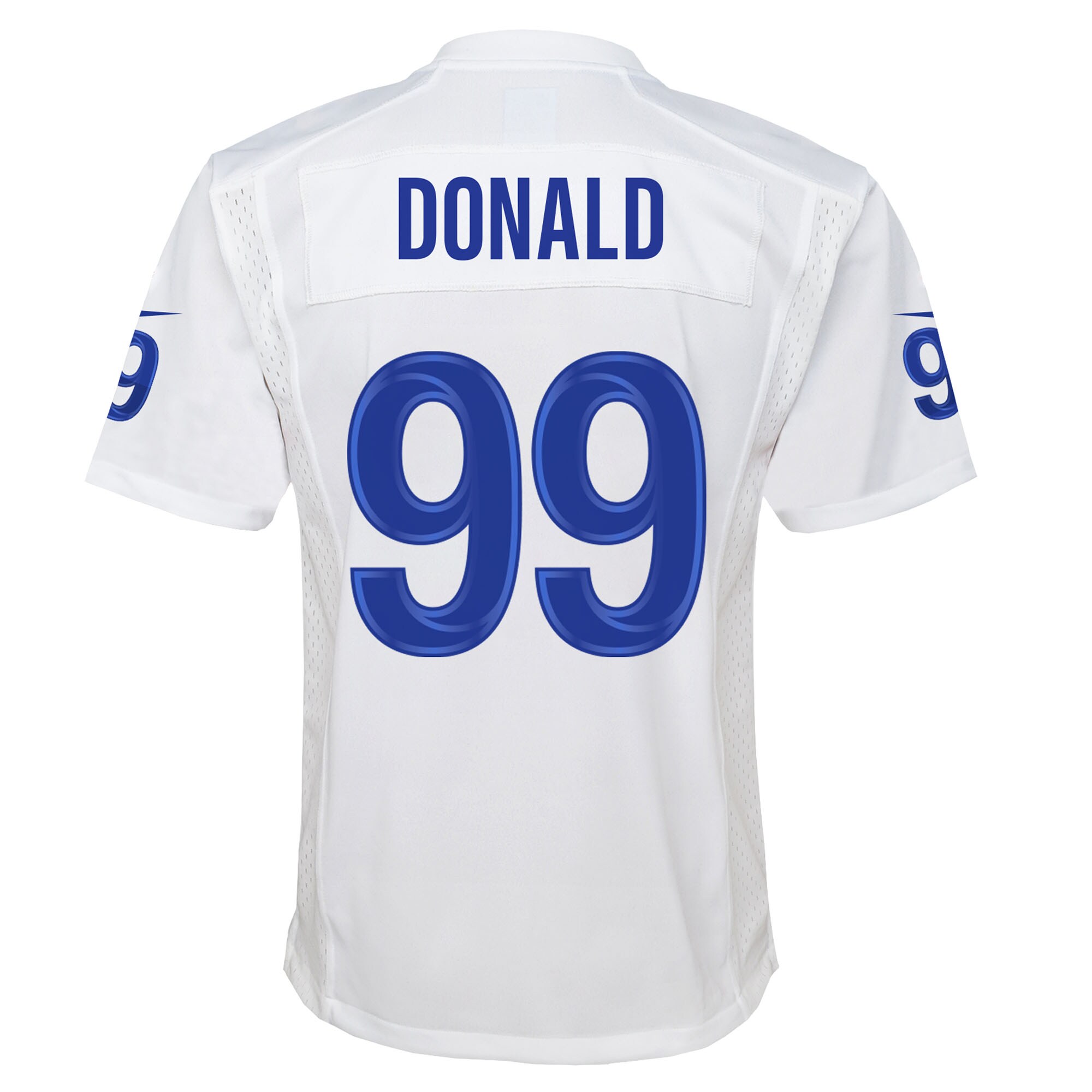 Aaron Donald Los Angeles Rams  Youth Super Bowl LVI Game Patch Jersey - White