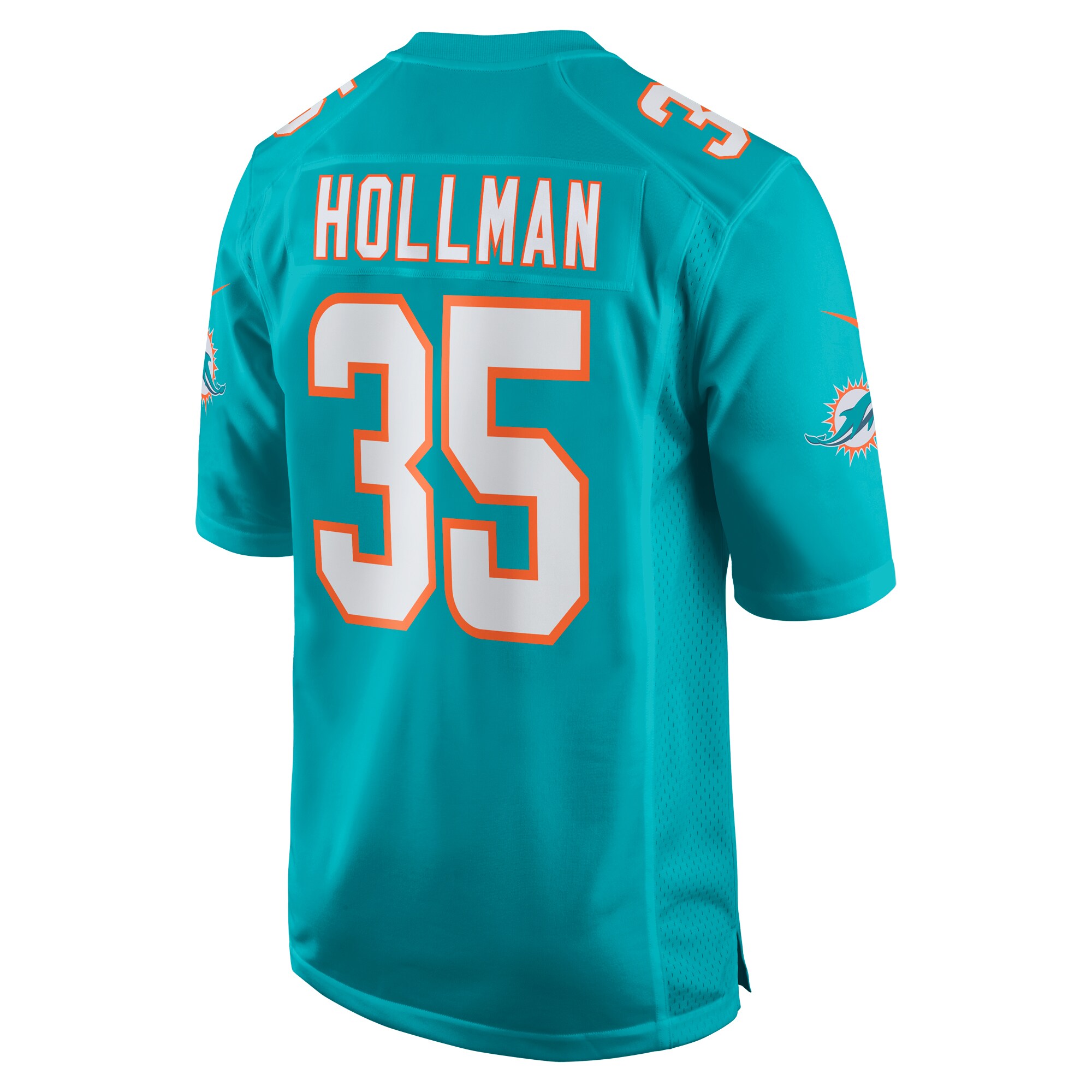 Ka'Dar Hollman Miami Dolphins  Home Game Player Jersey - Aqua