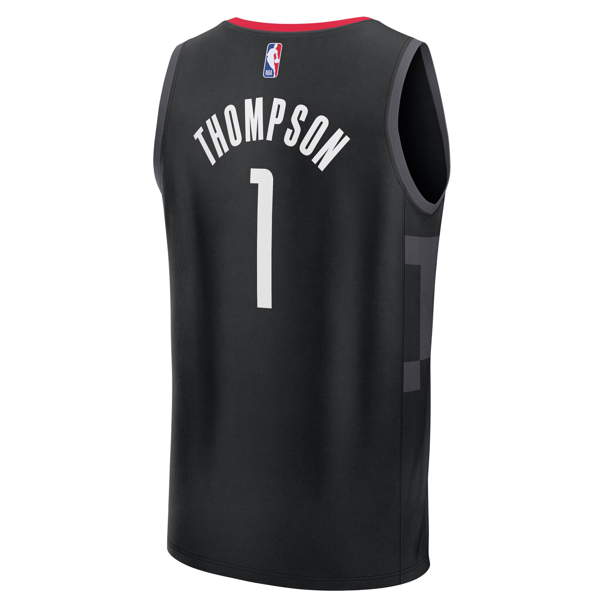 Amen Thompson Houston Rockets Fanatics Youth Fast Break Replica Player Jersey - Statement Edition - Black