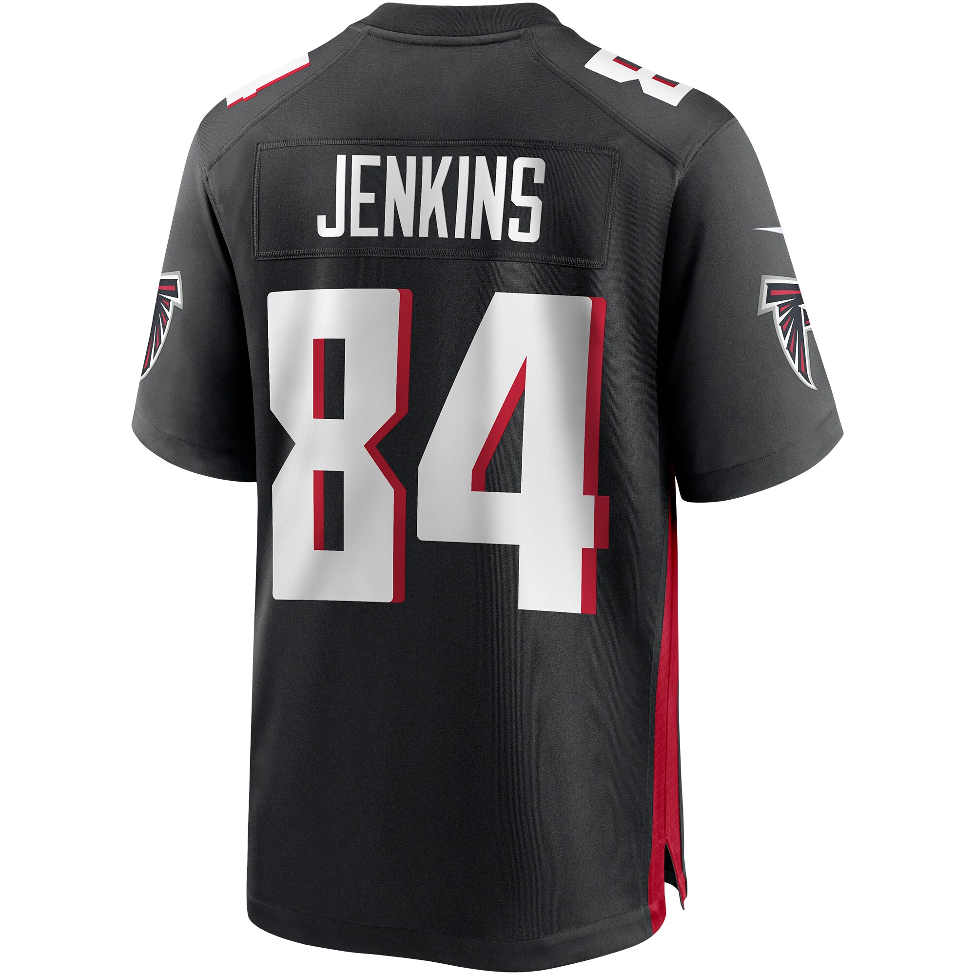 Alfred Jenkins Atlanta Falcons  Game Retired Player Jersey - Black