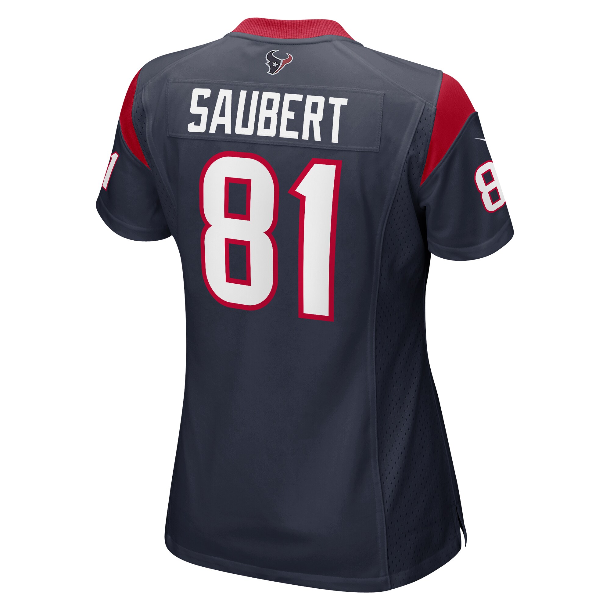 Eric Saubert Houston Texans  Women's  Game Jersey -  Navy