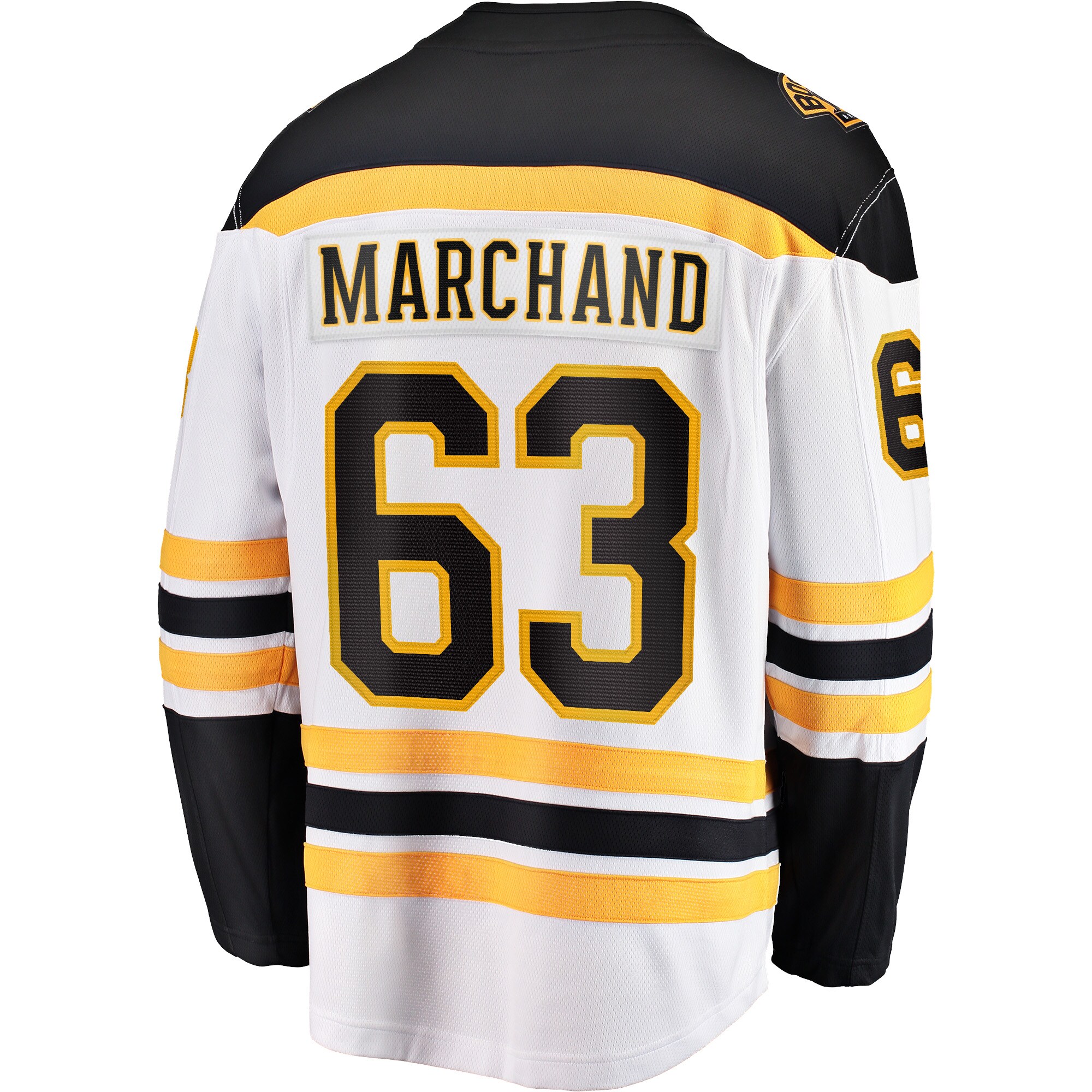 Brad Marchand Boston Bruins Fanatics Away Premier Breakaway Player Jersey - White