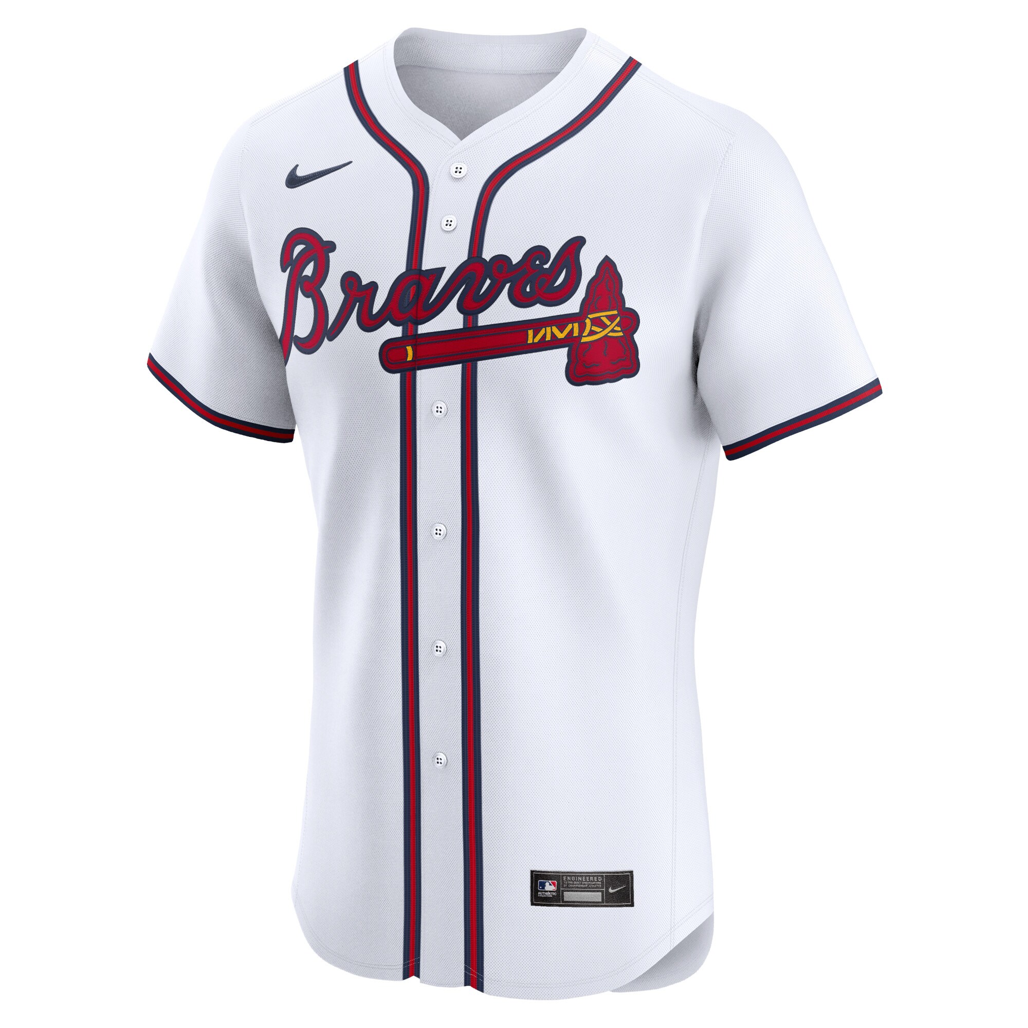 Reynaldo Lopez Atlanta Braves  Home Elite Player Jersey - White