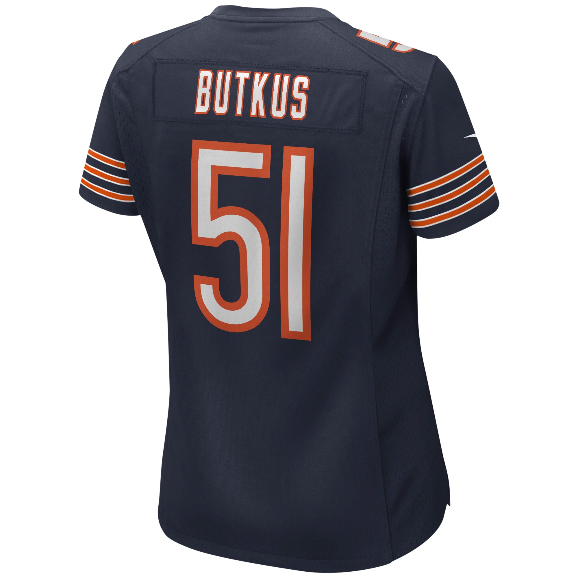Dick Butkus Chicago Bears  Women's Game Retired Player Jersey - Navy