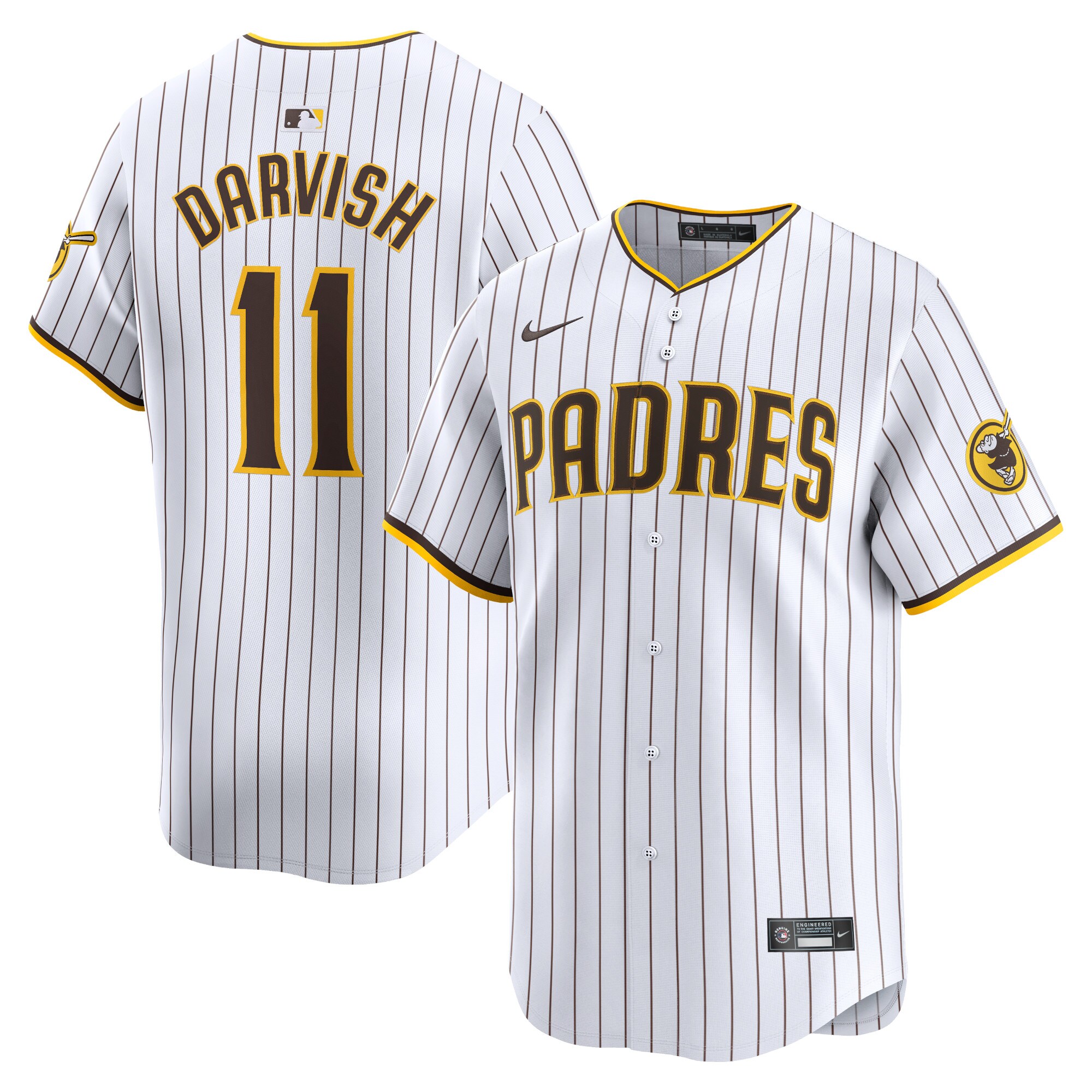 Yu Darvish San Diego Padres  Home Limited Player Jersey - White