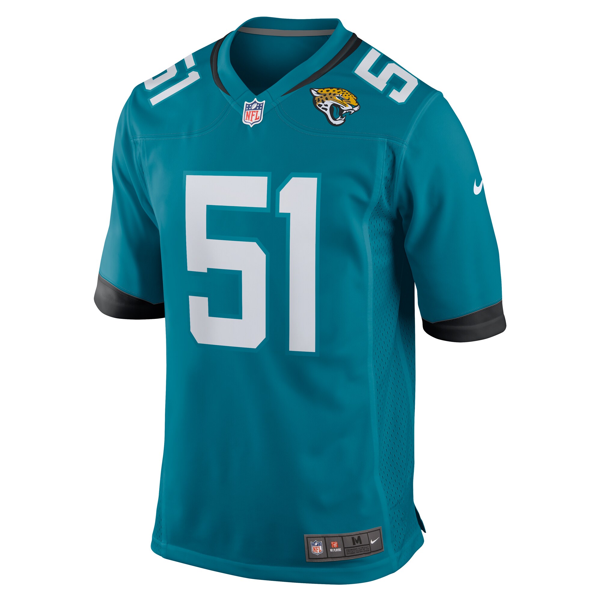 Ventrell Miller Jacksonville Jaguars   Game Jersey -  Teal