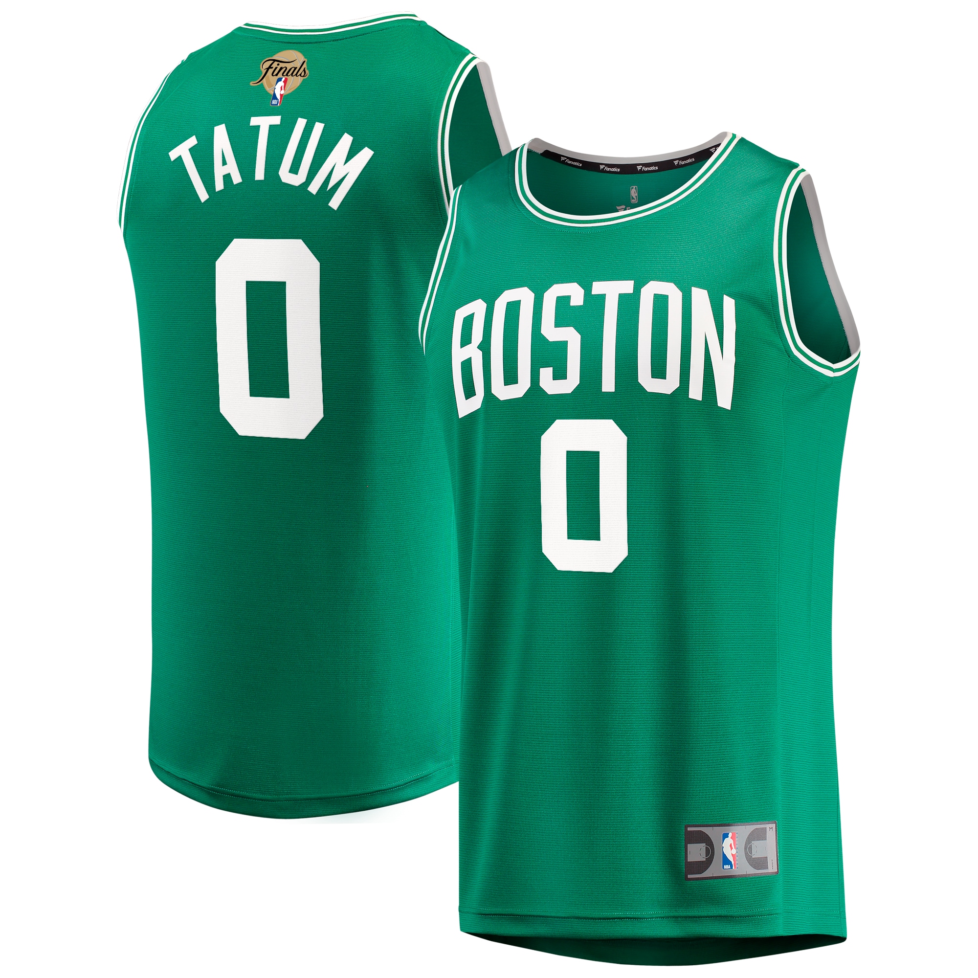 Jayson Tatum Boston Celtics Fanatics Youth 2024 NBA Finals Fast Break Replica Player Jersey - Icon Edition - Kelly Green