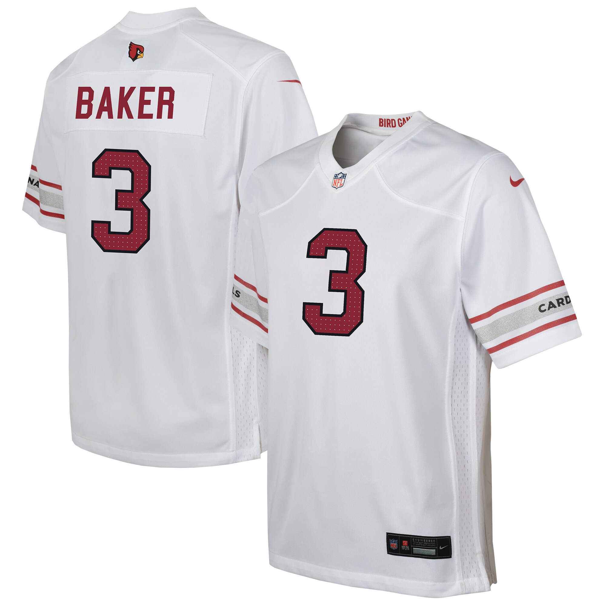 Budda Baker Arizona Cardinals  Youth Game Jersey - White
