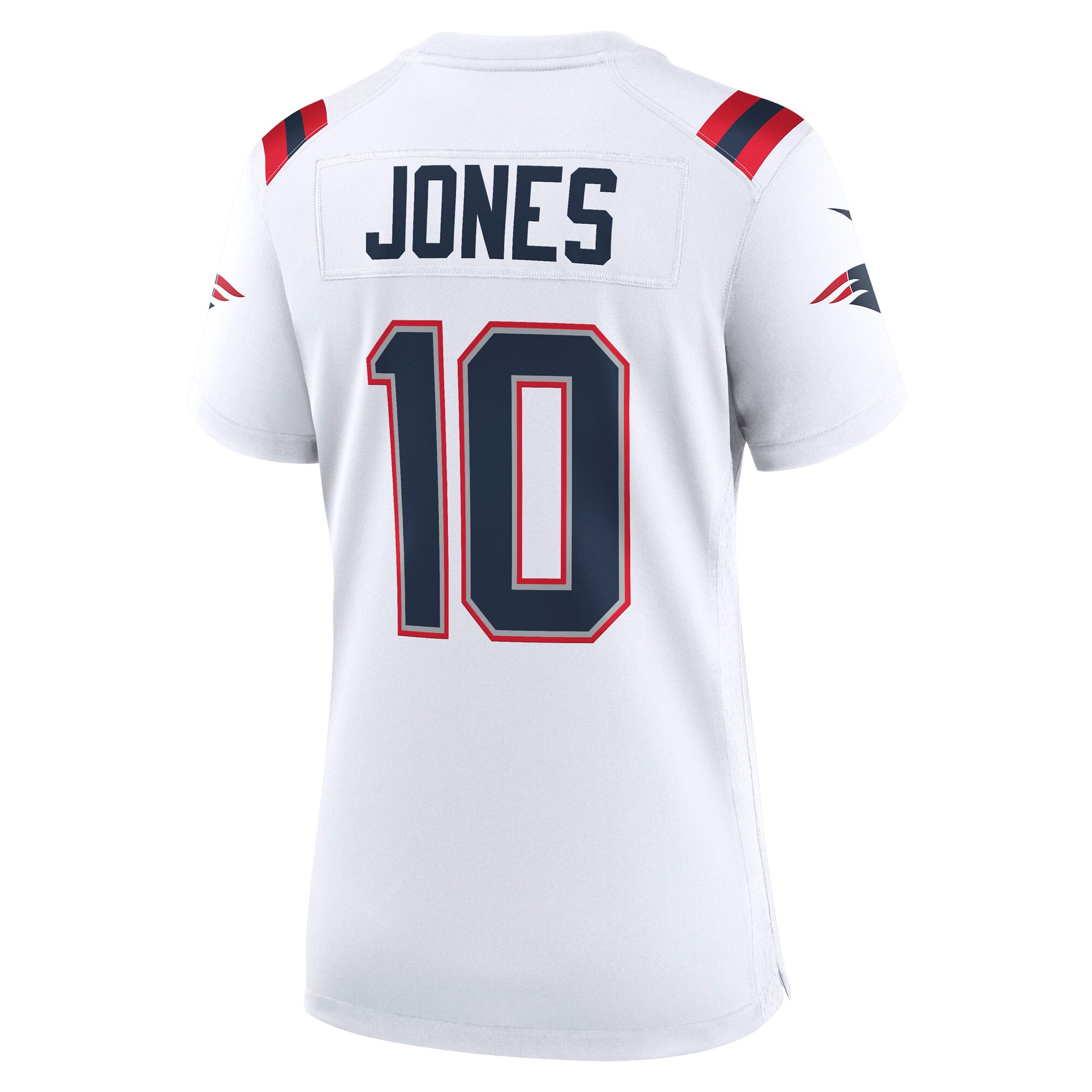Mac Jones New England Patriots  Women's Player Jersey - White