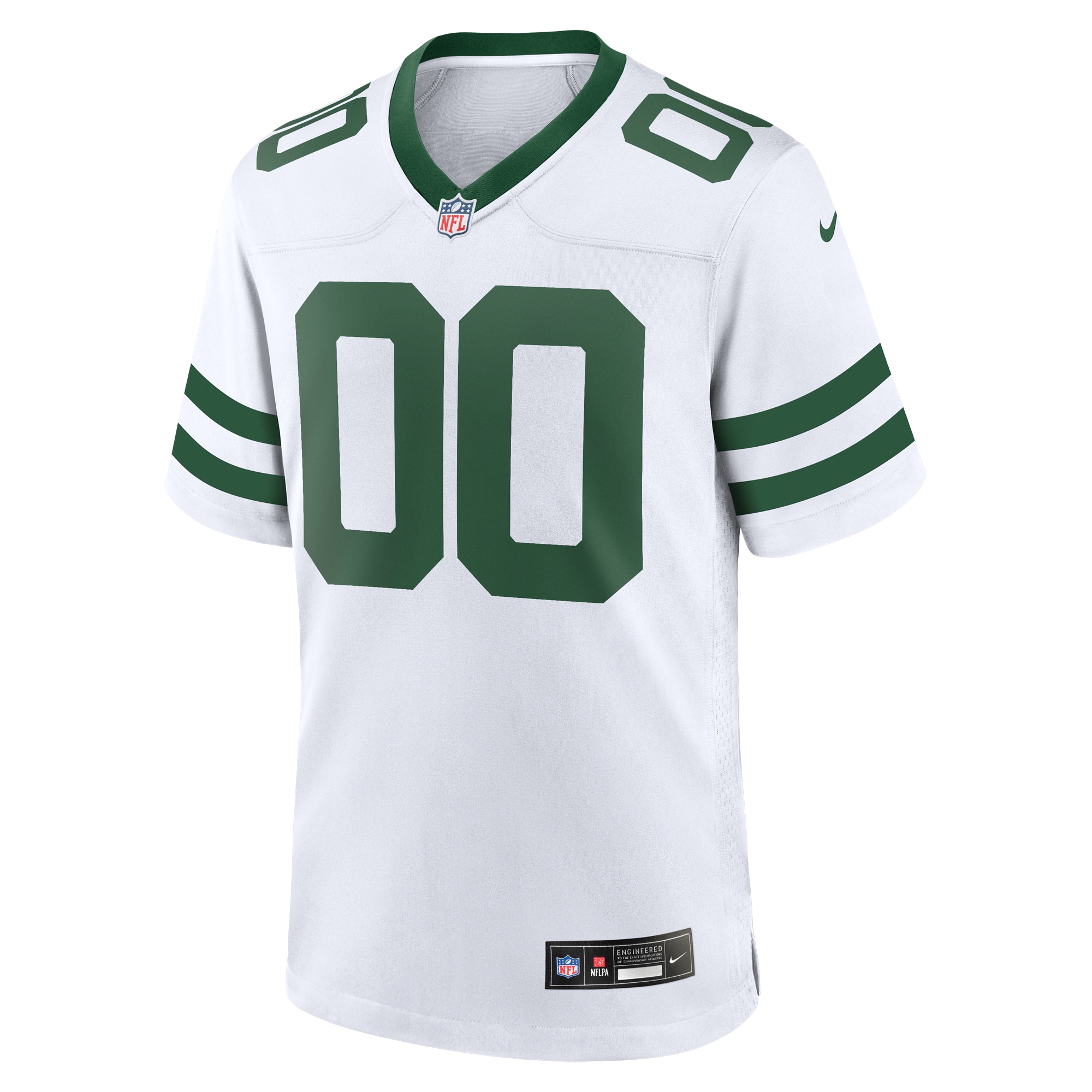 New York Jets  Custom Game Jersey - Legacy White