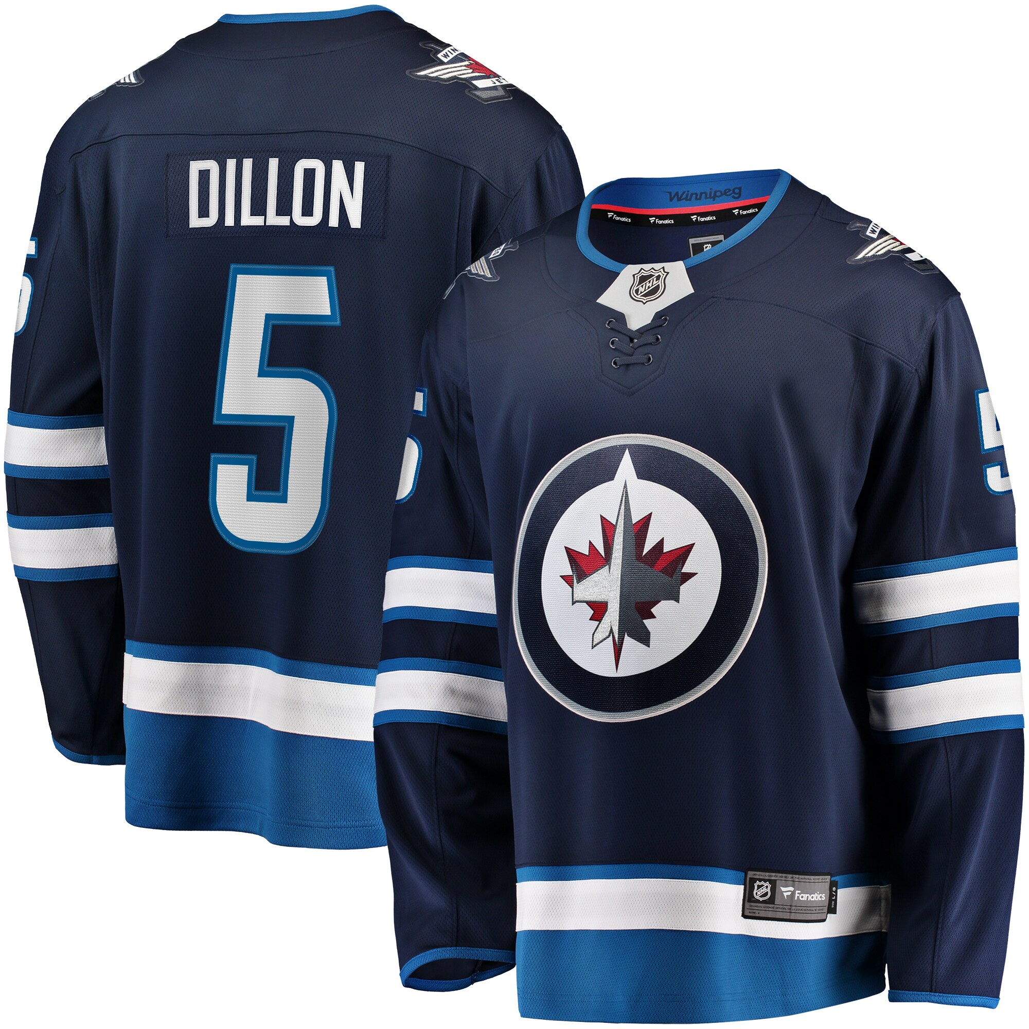 Brenden Dillon Winnipeg Jets Fanatics Home Premier Breakaway Player Jersey - Navy