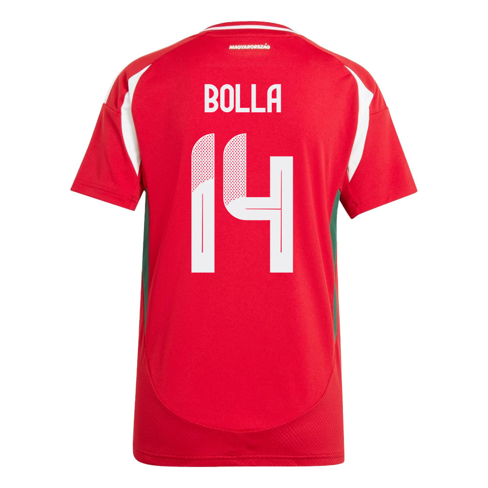 Bendegúz Bolla 14 Hungary National Team 2024/25 Home WOMEN Jersey - Red