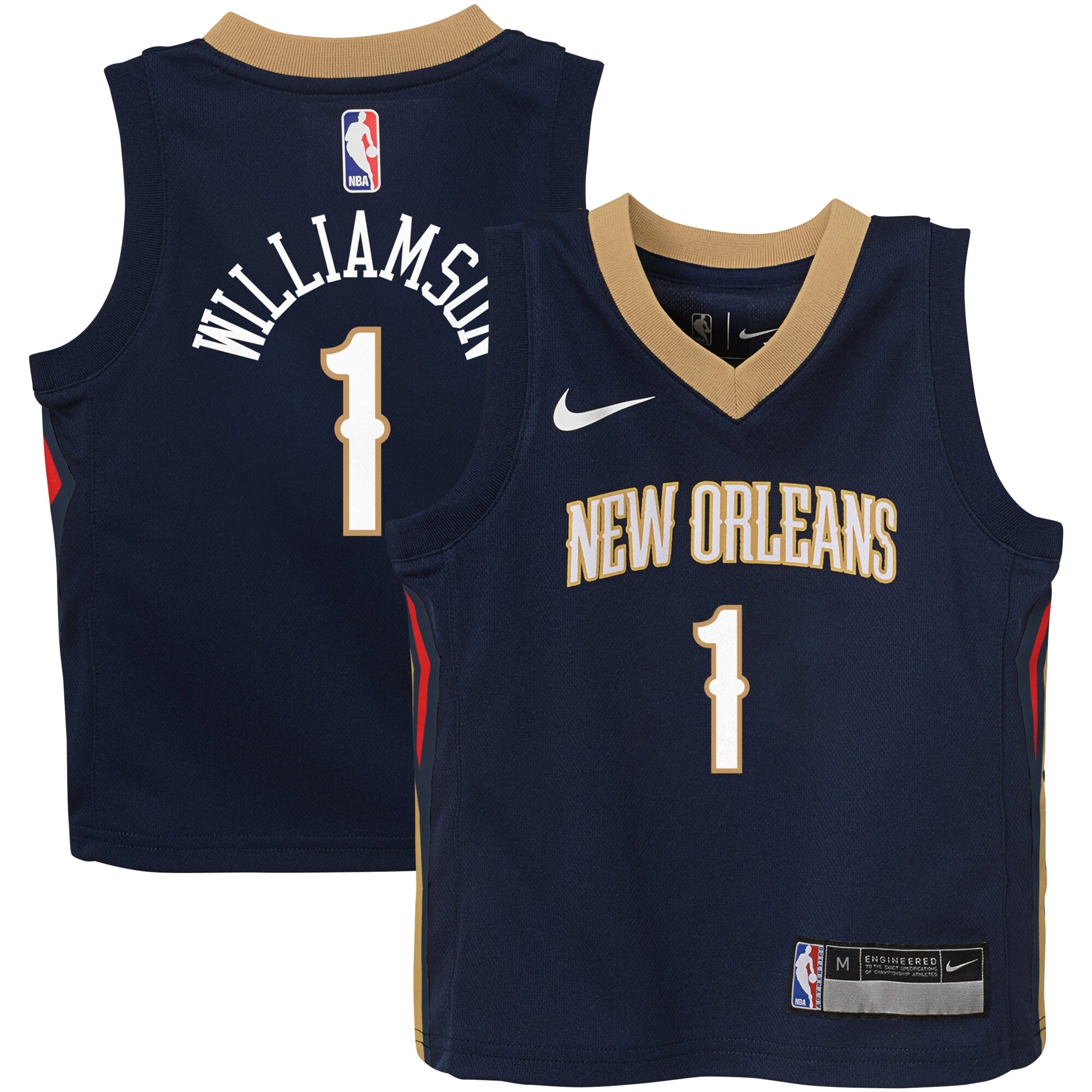 Zion Williamson New Orleans Pelicans  Preschool Swingman Player Jersey - Icon Edition - Navy
