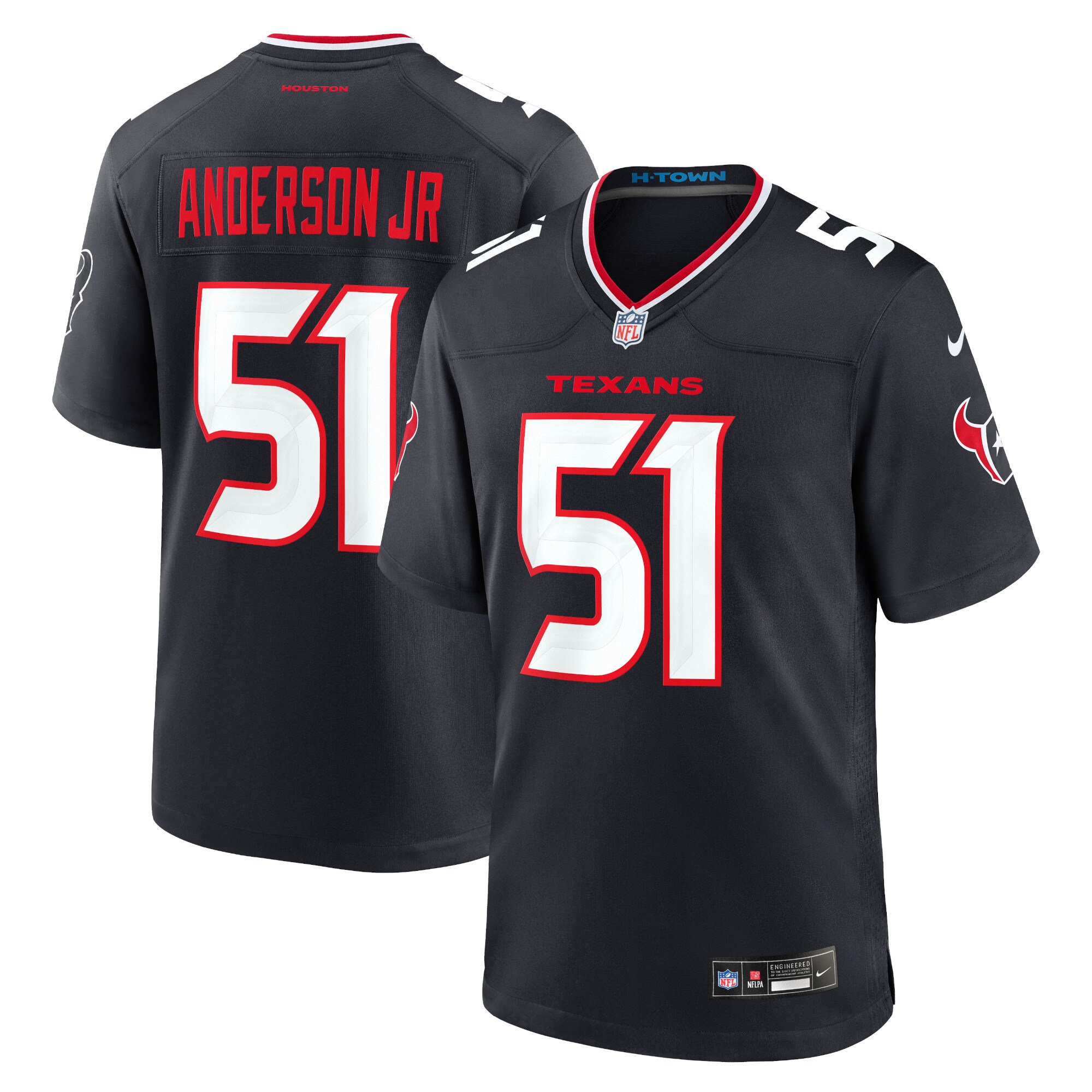 Will Anderson Jr. Houston Texans  Game Jersey - Navy