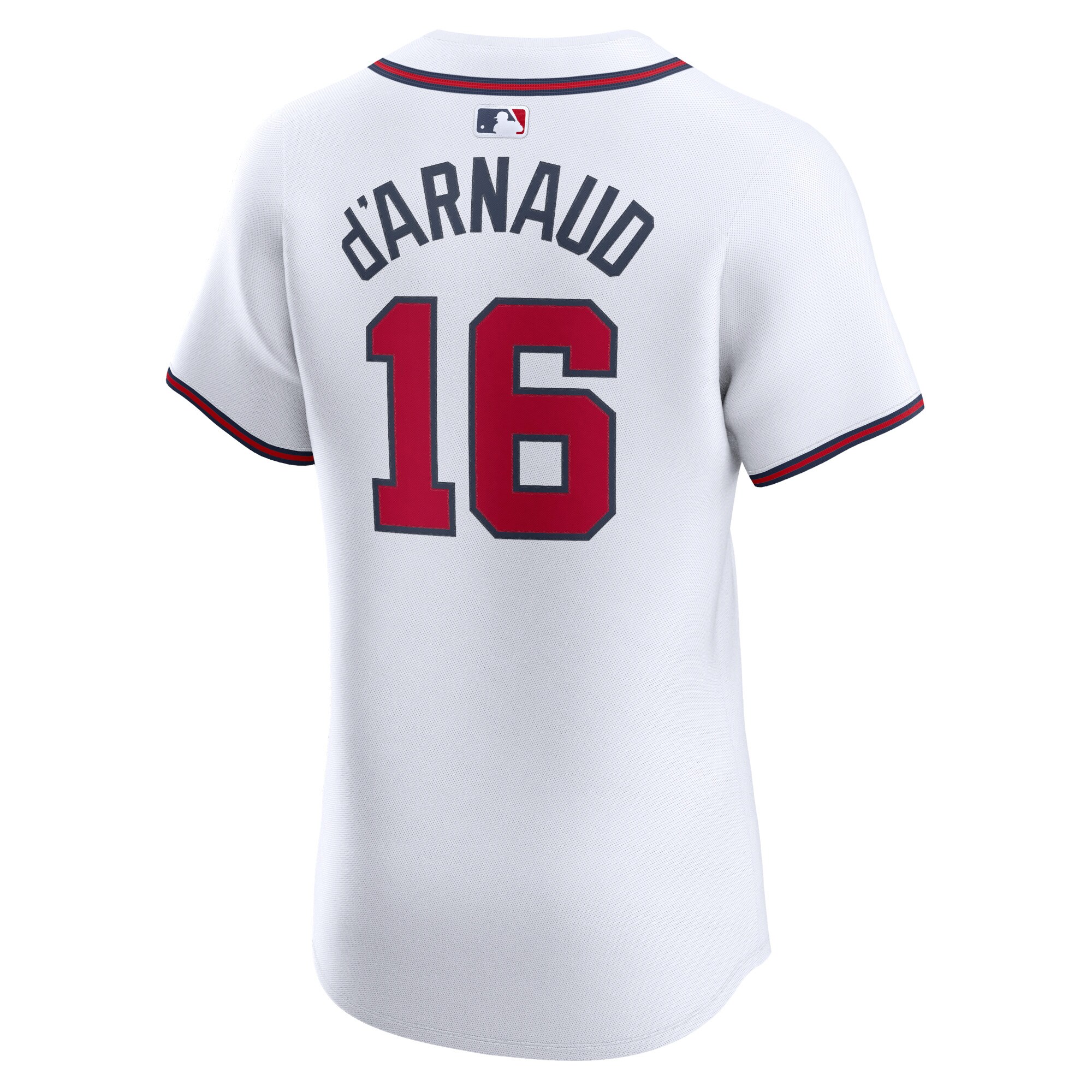 Travis d'Arnaud Atlanta Braves  Home Elite Player Jersey - White
