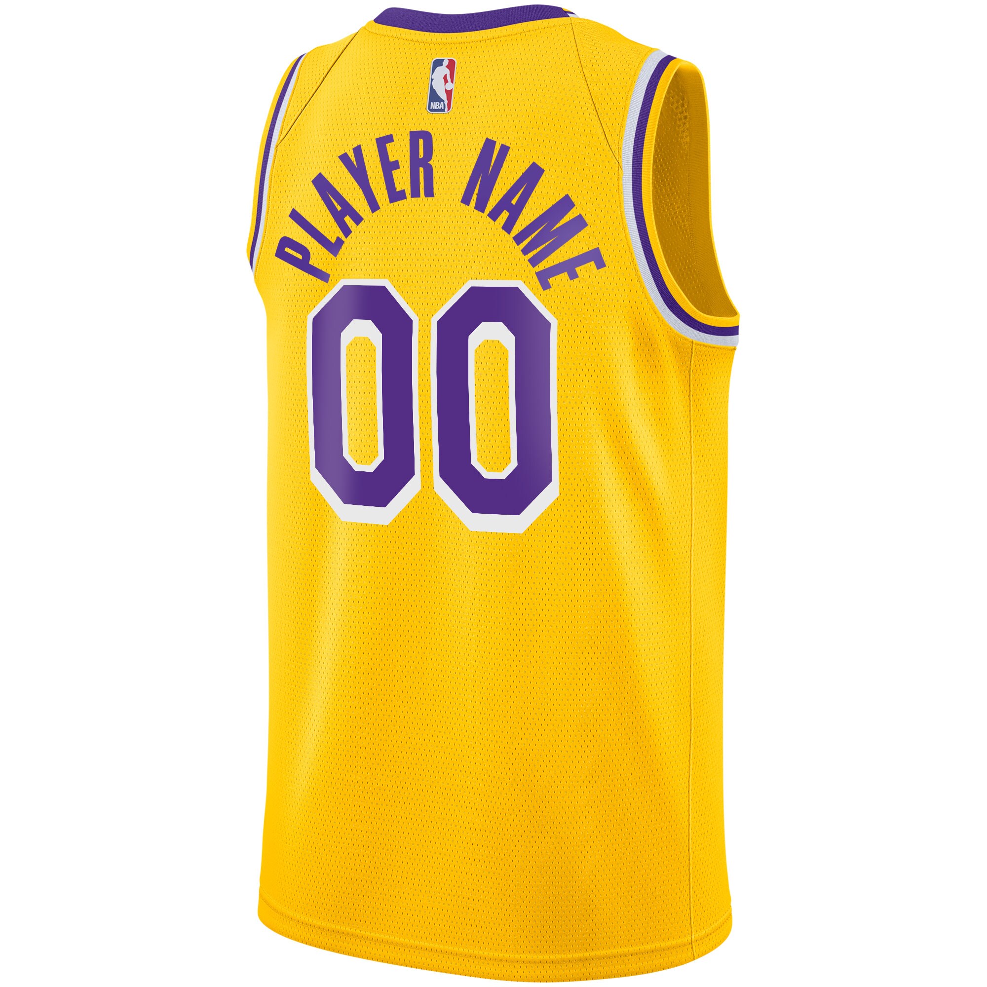 Los Angeles Lakers  2020\/21 Swingman Custom Jersey - Icon Edition - Gold
