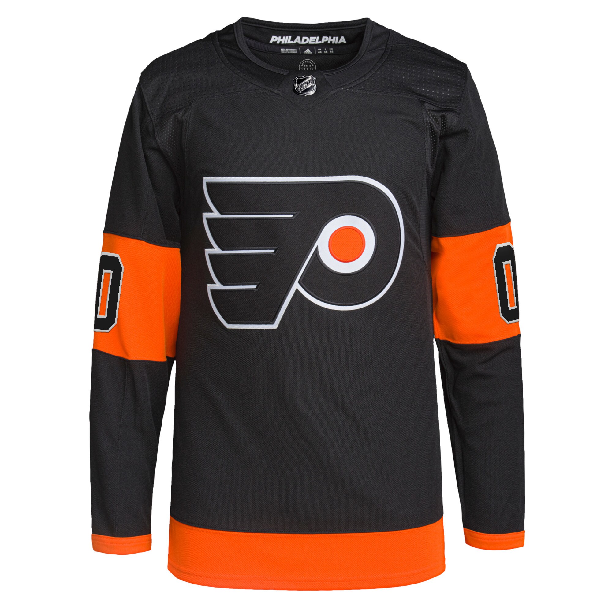 Philadelphia Flyers adidas  Alternate  Primegreen Authentic Custom Jersey - Black