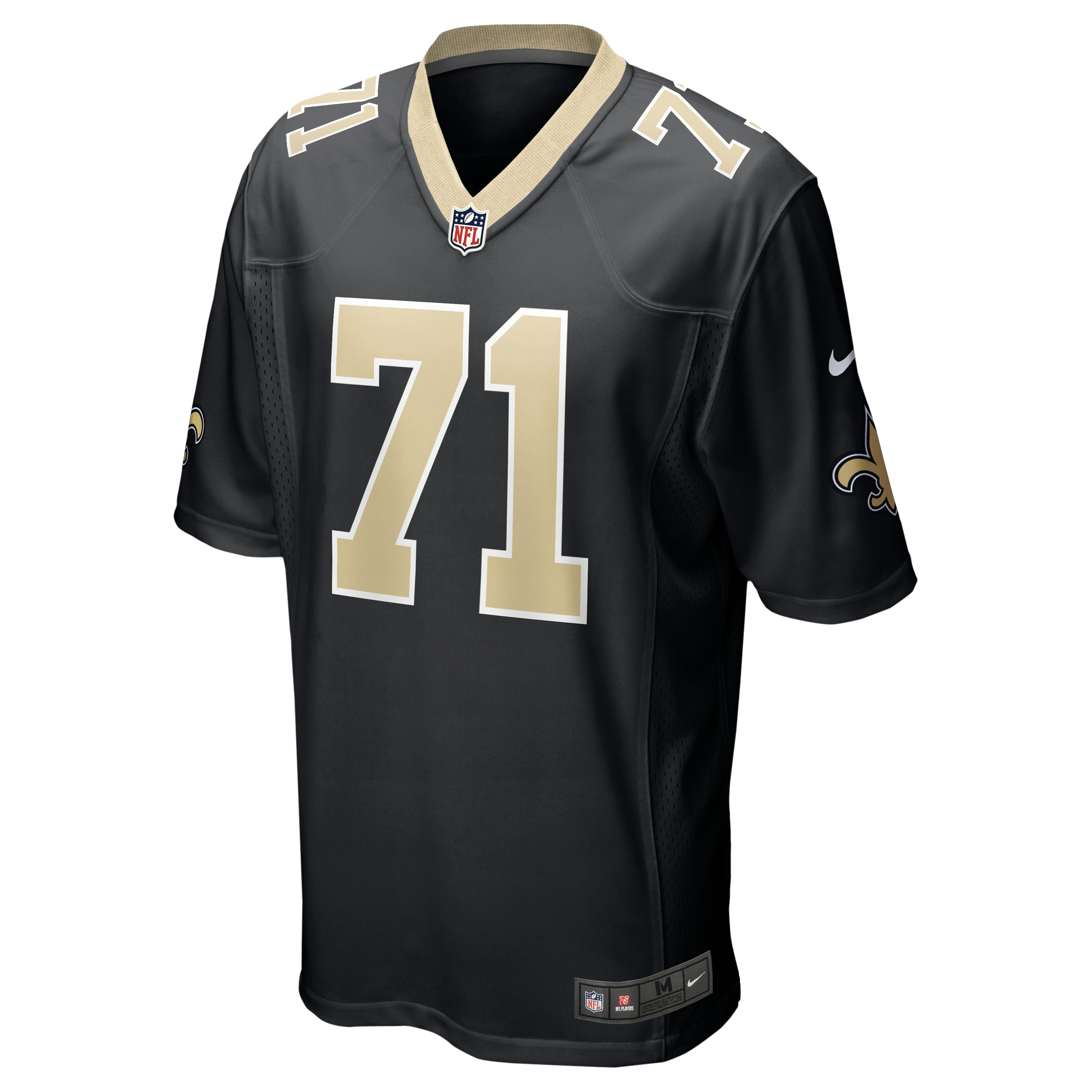 Ryan Ramczyk New Orleans Saints  Game Jersey - Black