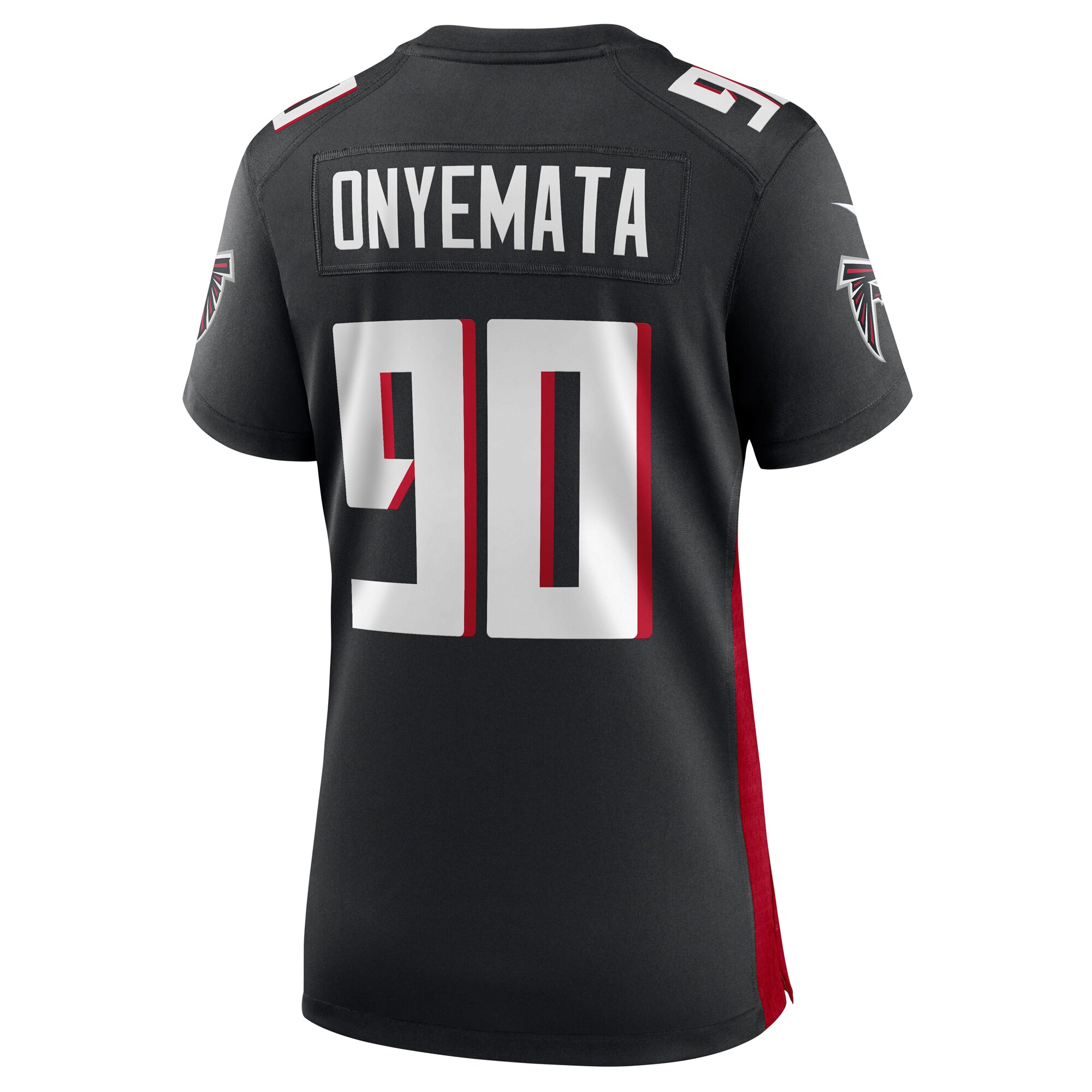 David Onyemata Atlanta Falcons  Women's Game Player Jersey - Black