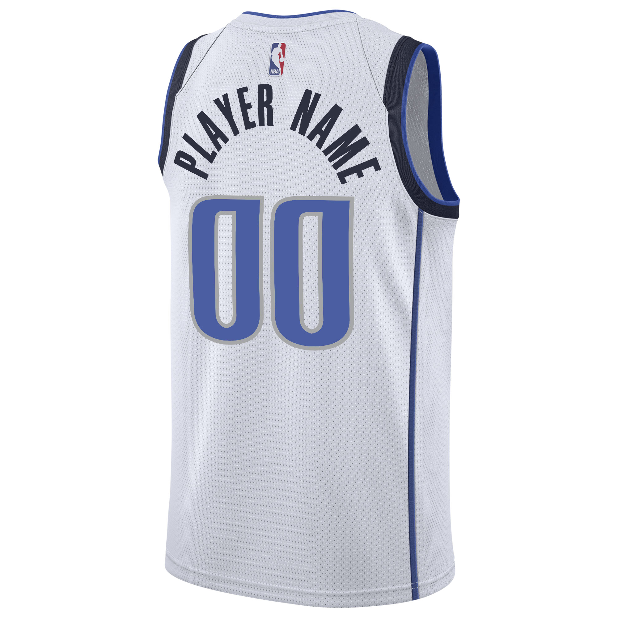 Dallas Mavericks  2020\/21 Swingman Custom Jersey - Association Edition - White