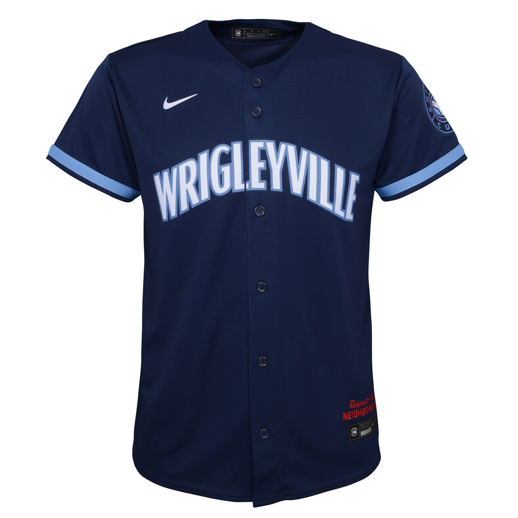 Chicago Cubs  Youth City Connect Replica Jersey - Navy