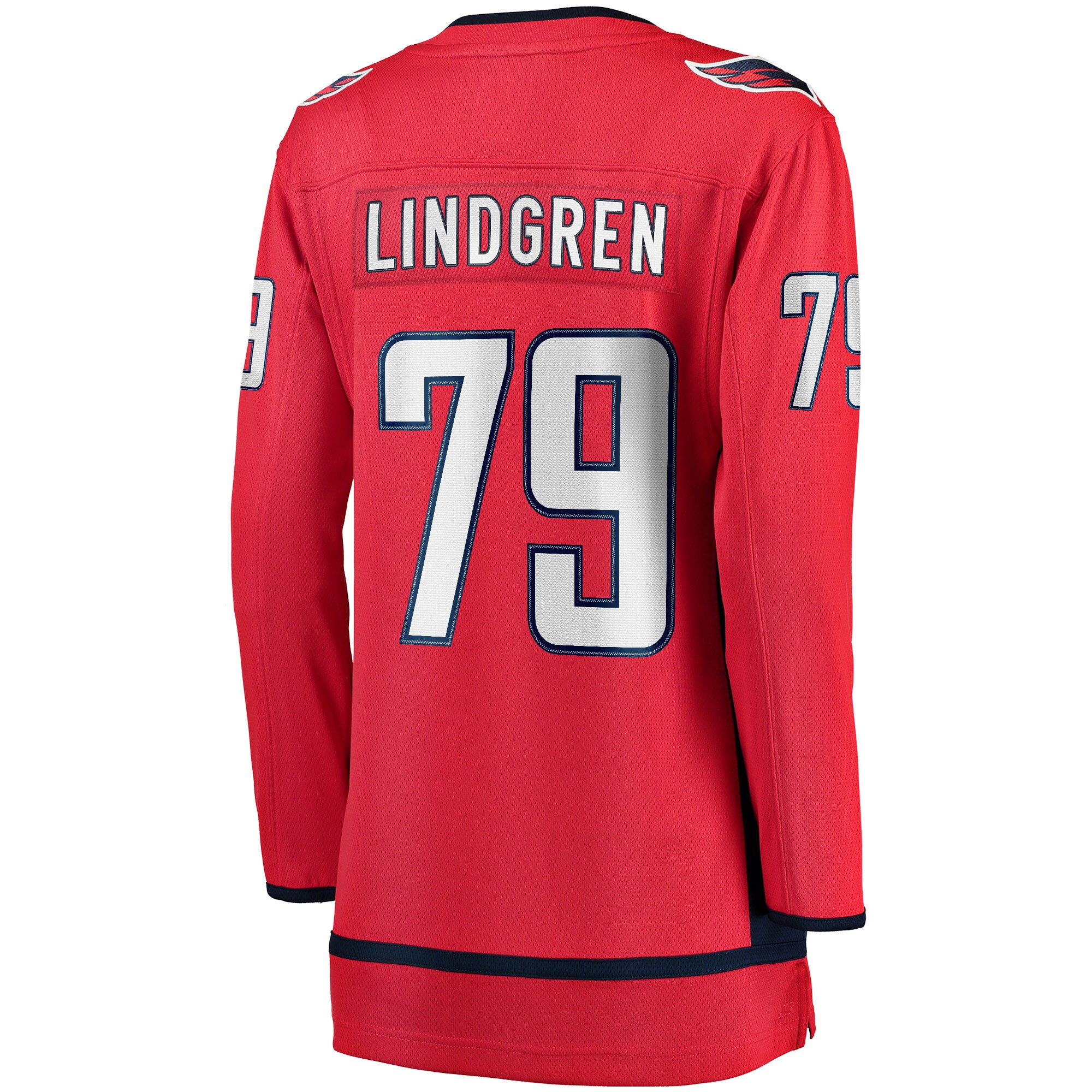 Charlie Lindgren Washington Capitals Fanatics Women's Home Breakaway Player Jersey - Red