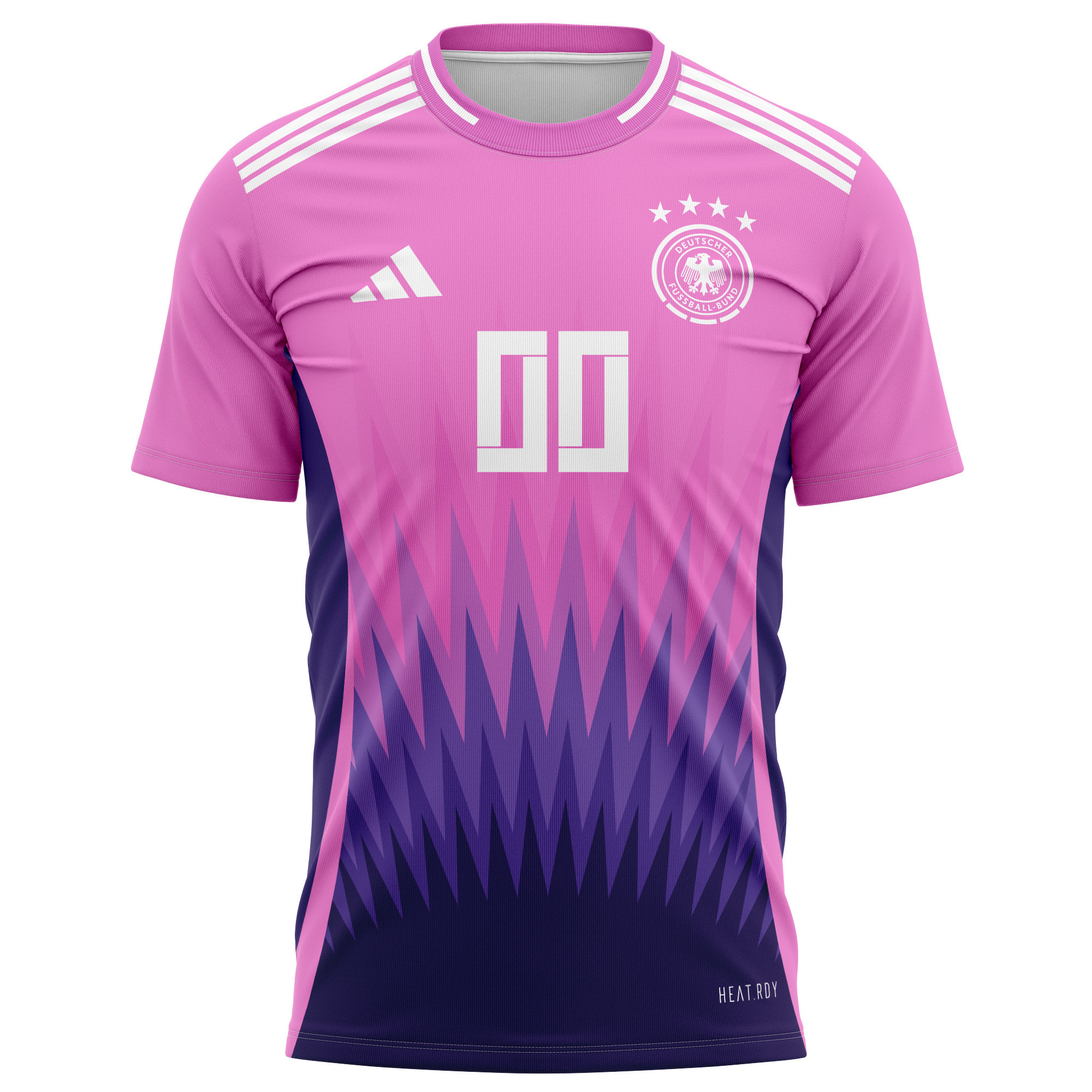 Germany National Team 2024 Away Kits Custom AOP T-shirt - Pink