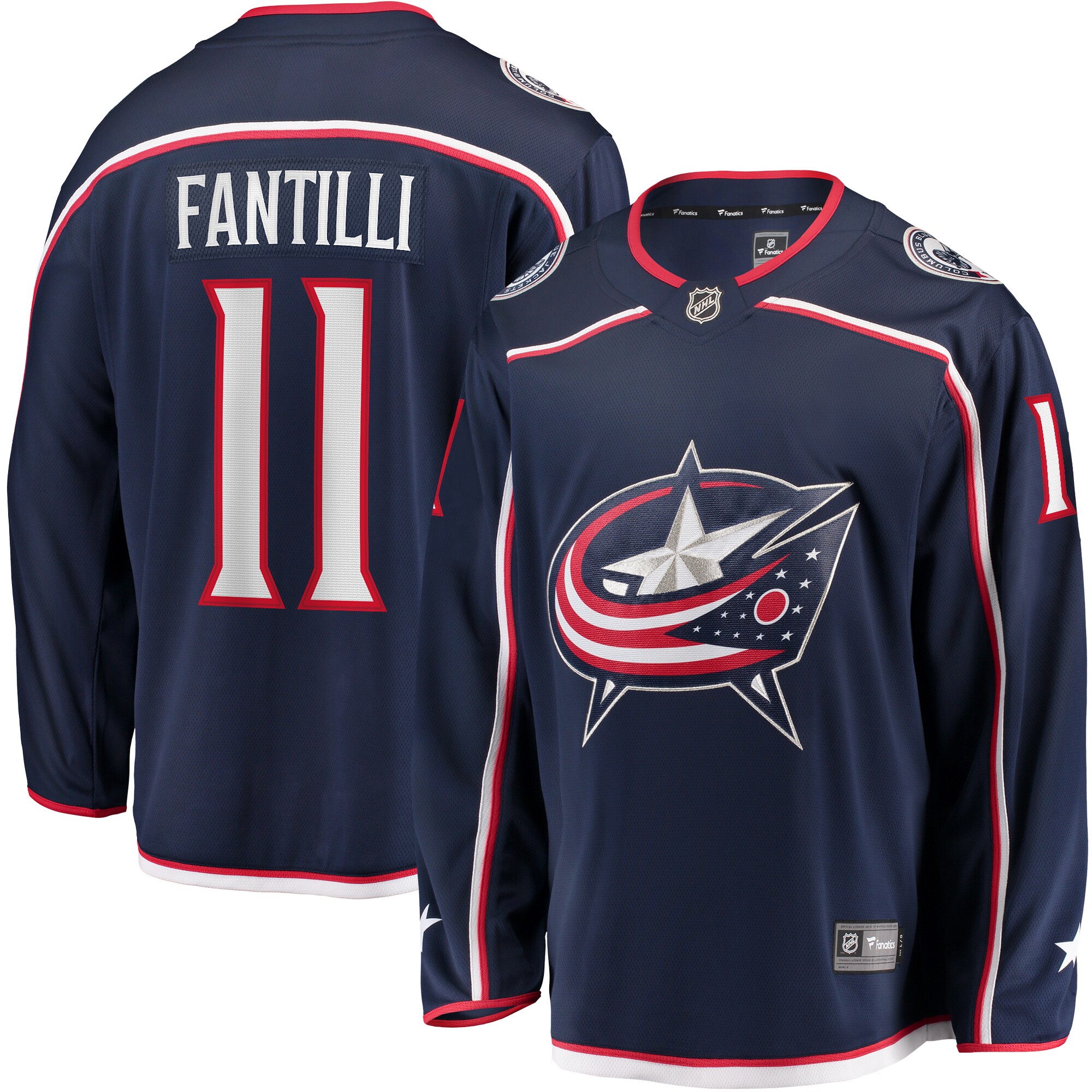Adam Fantilli Columbus Blue Jackets Fanatics Home Breakaway Player Jersey - Navy
