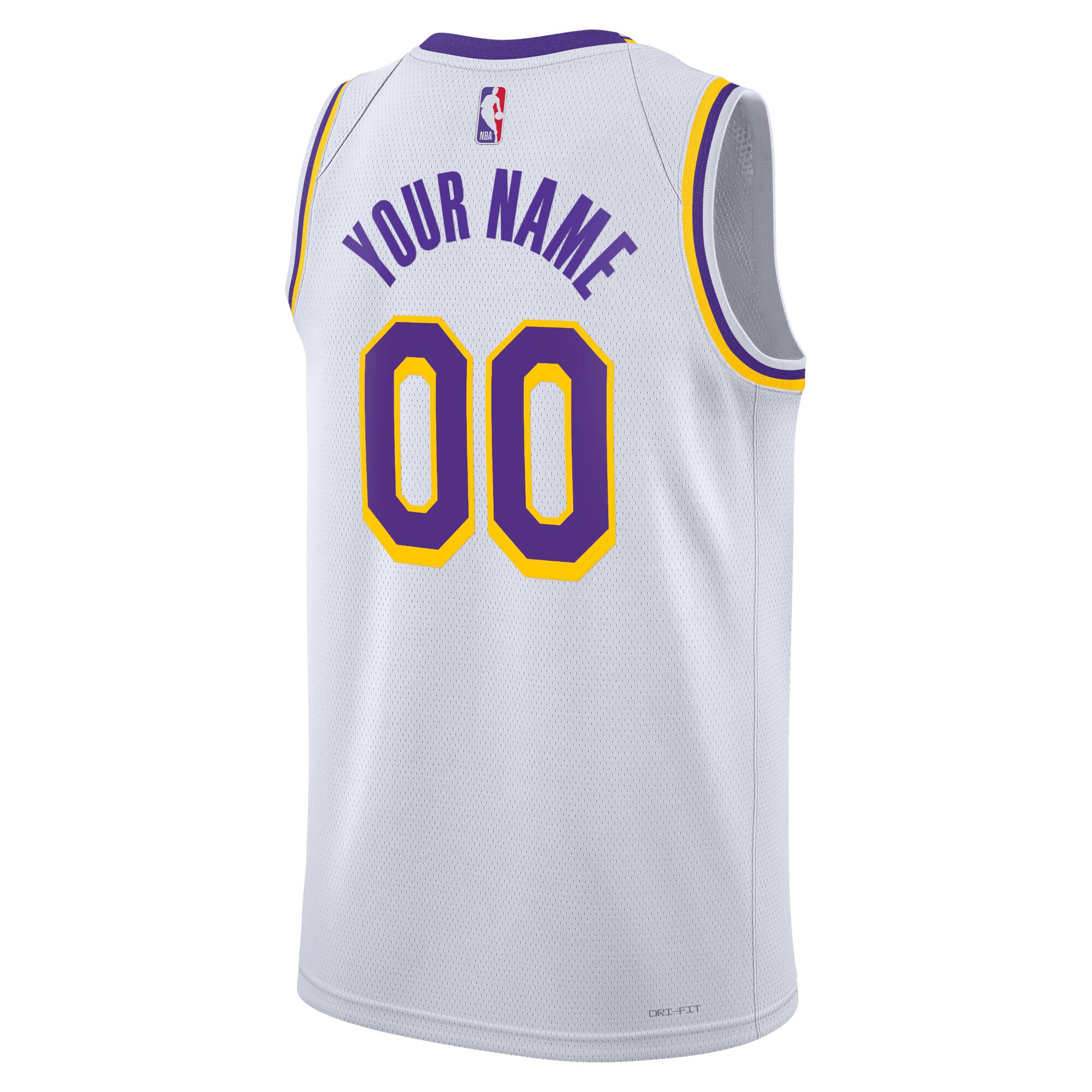 Los Angeles Lakers  Unisex Swingman Custom Jersey White - Association Edition