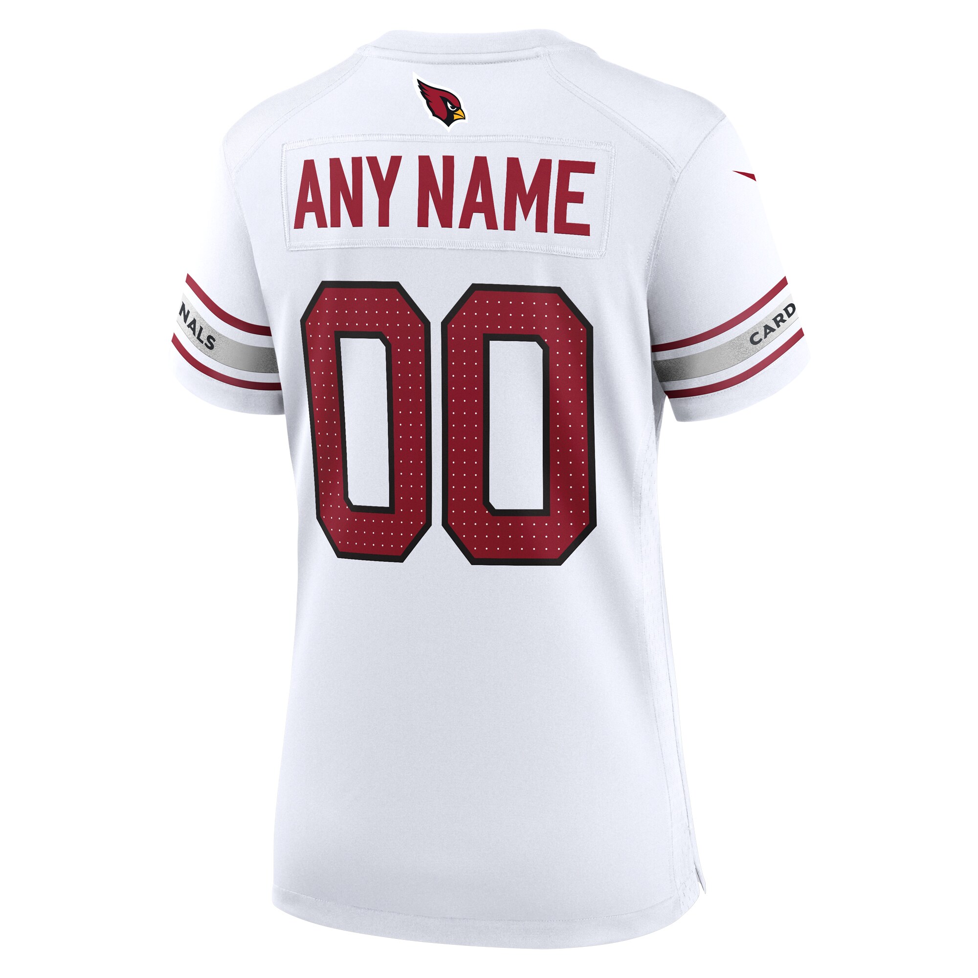 Arizona Cardinals  Women's Custom Game Jersey - White