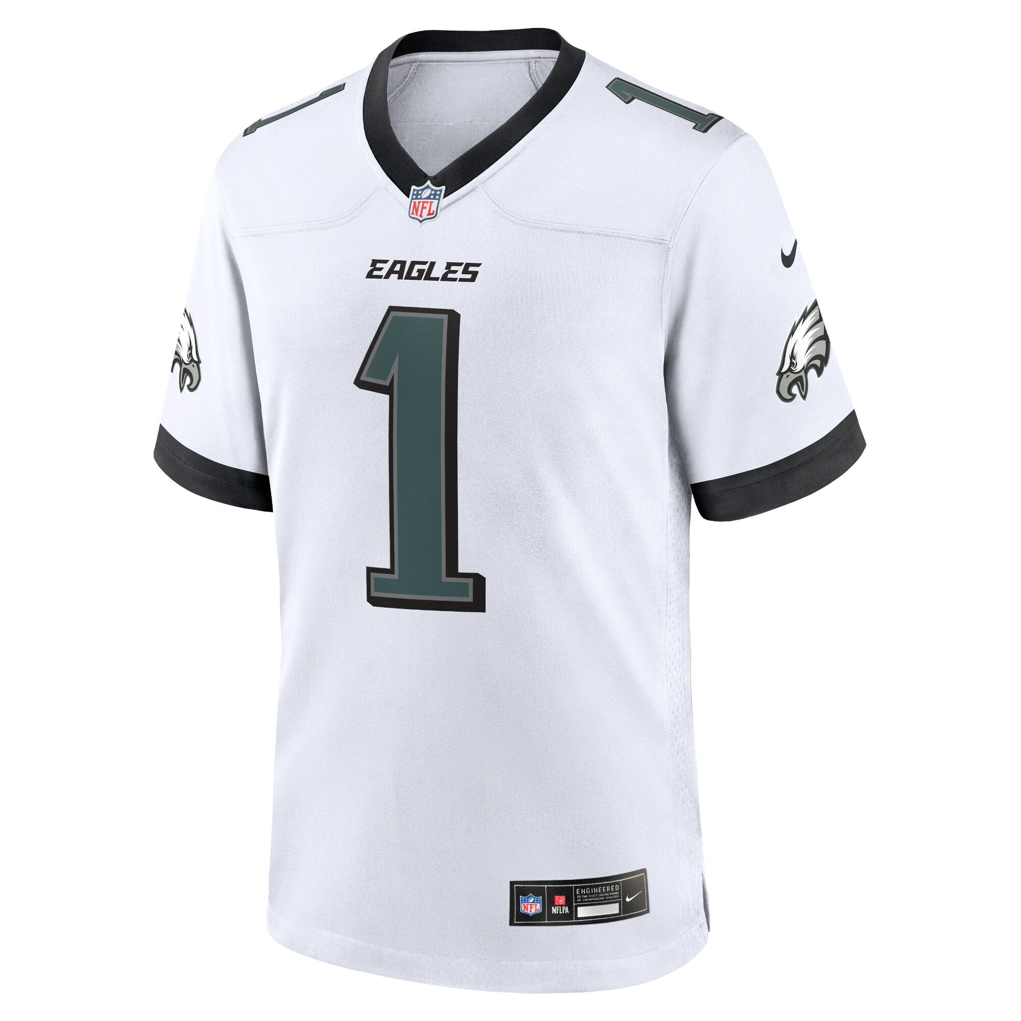 Jalen Hurts Philadelphia Eagles  White Game Jersey - White