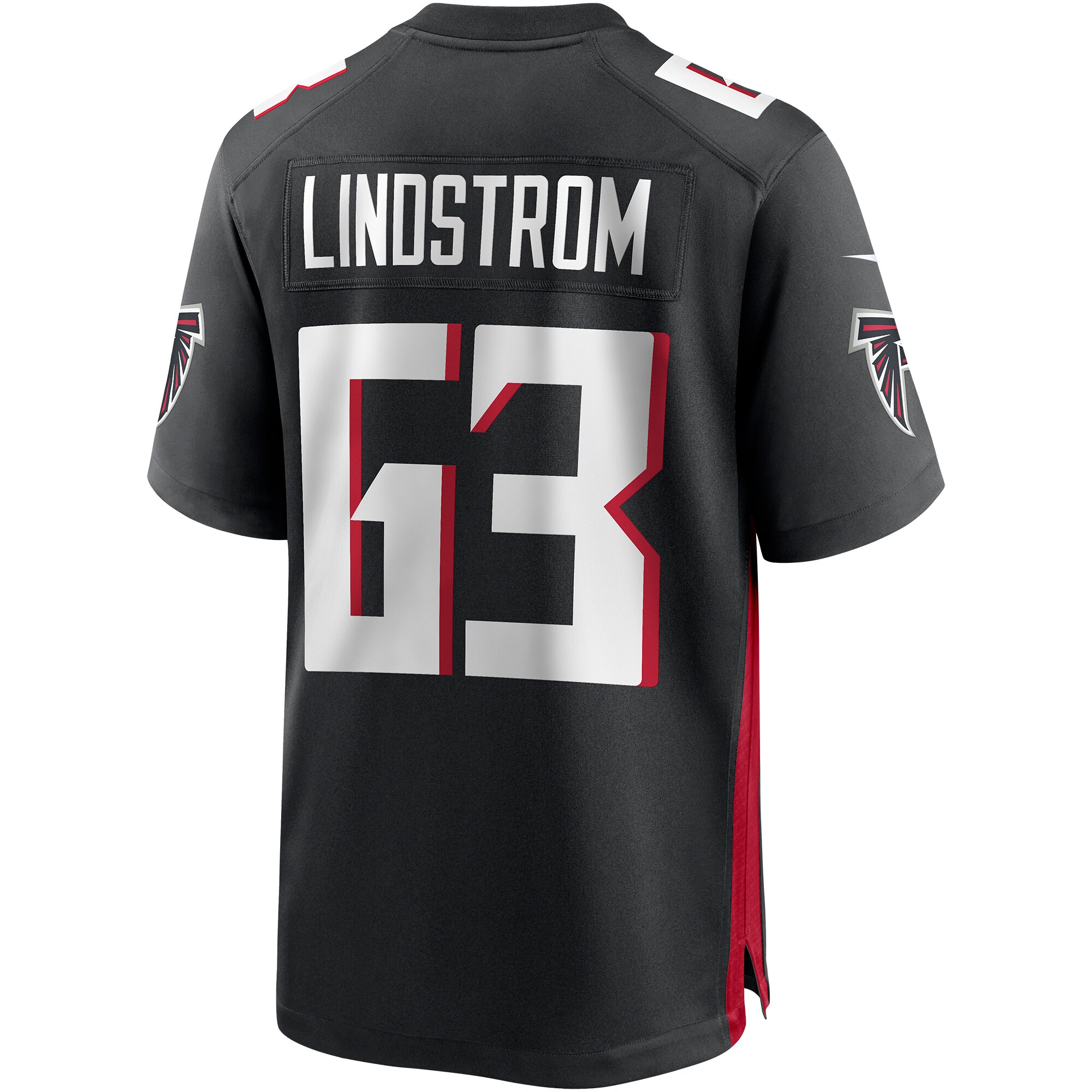 Chris Lindstrom Atlanta Falcons  Game Jersey - Black