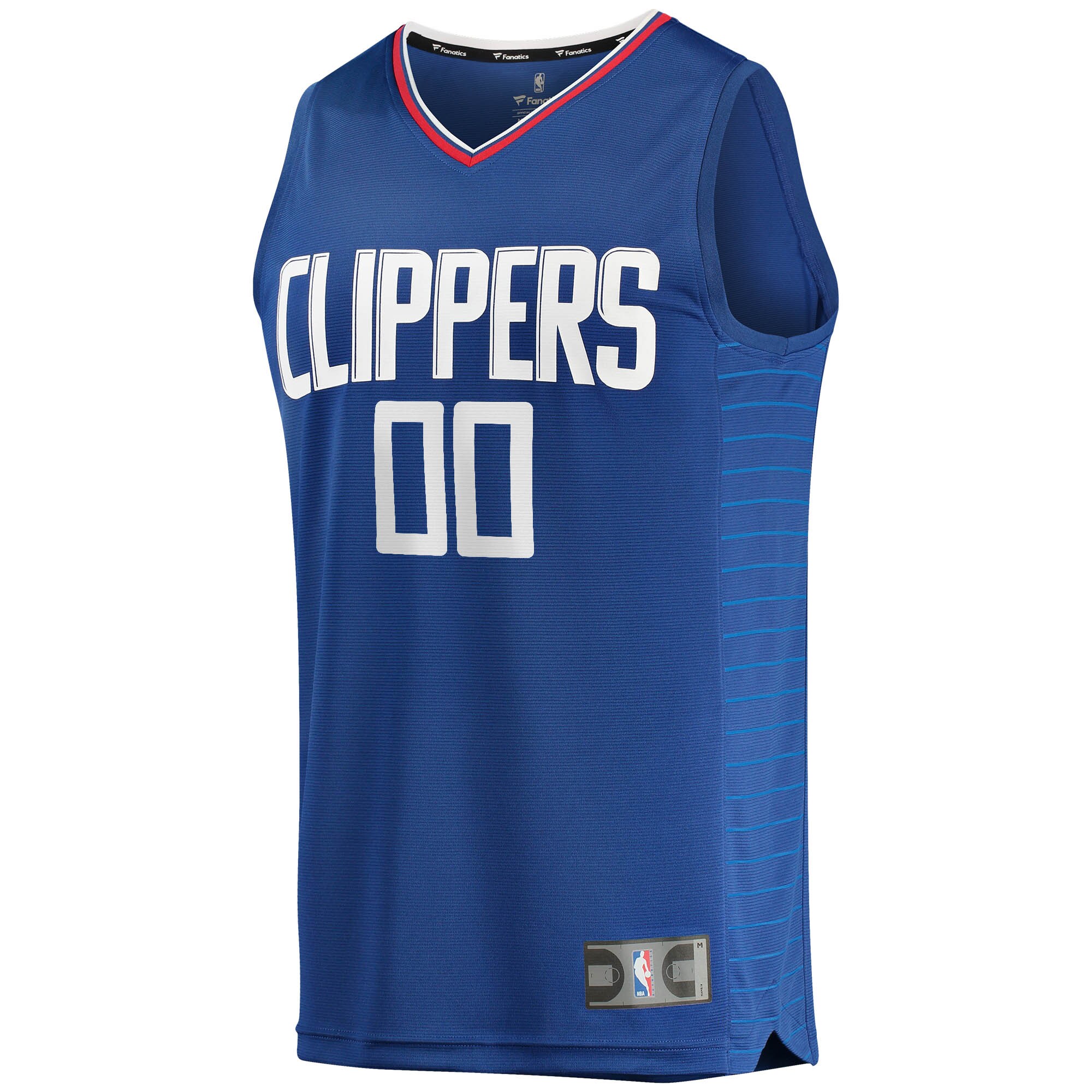 LA Clippers Fanatics Youth Fast Break Custom Replica Jersey Royal - Icon Edition