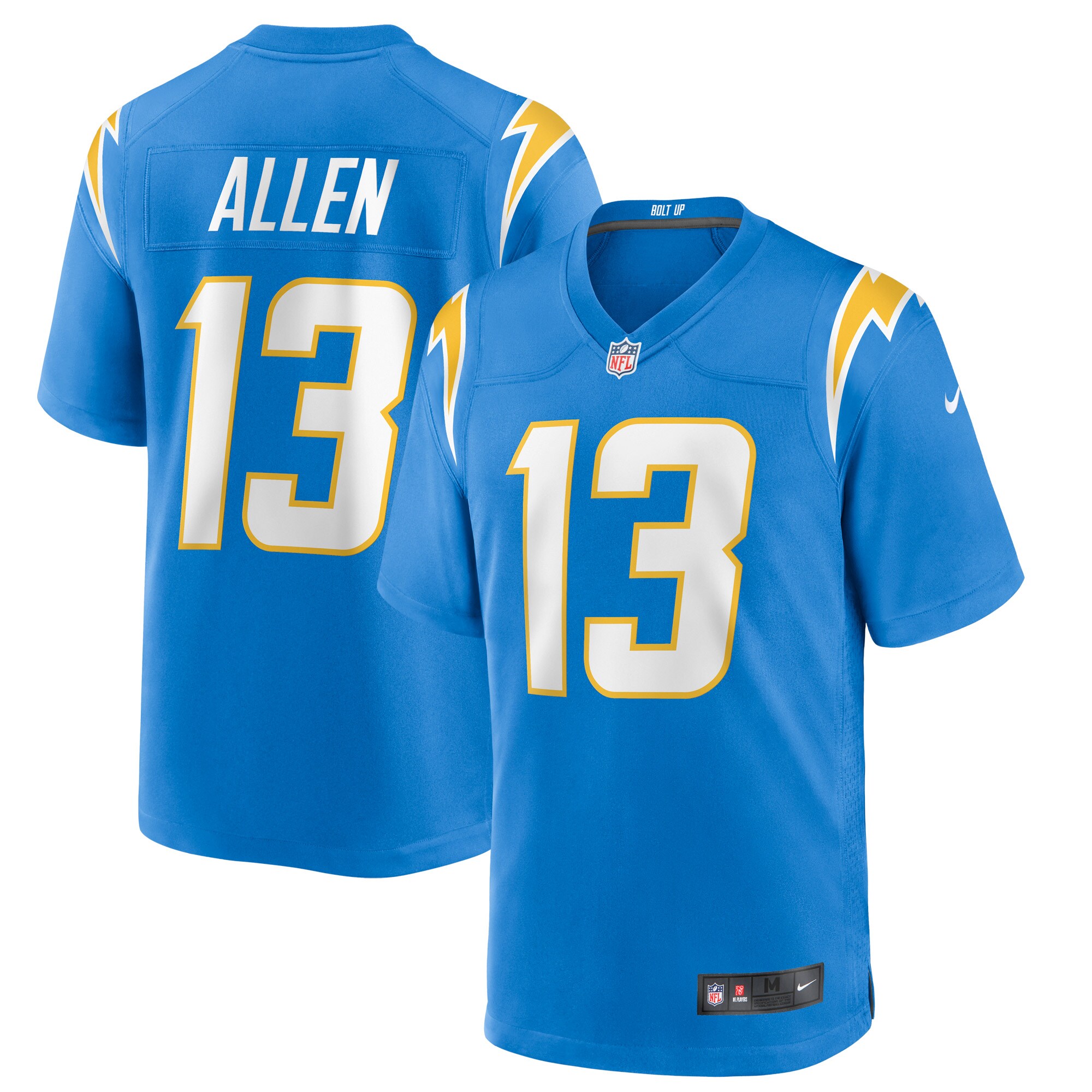 Keenan Allen Los Angeles Chargers  Game Player Jersey - Powder Blue