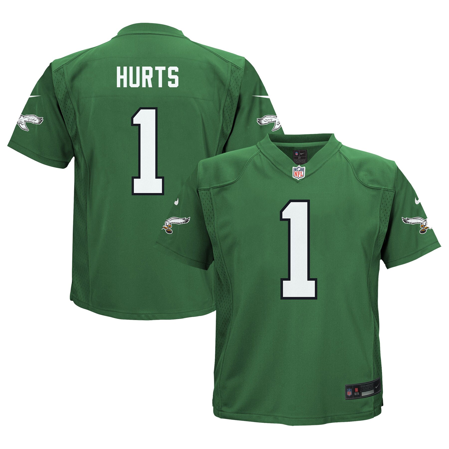 Jalen Hurts Philadelphia Eagles  Infant Alternate Game Jersey - Kelly Green