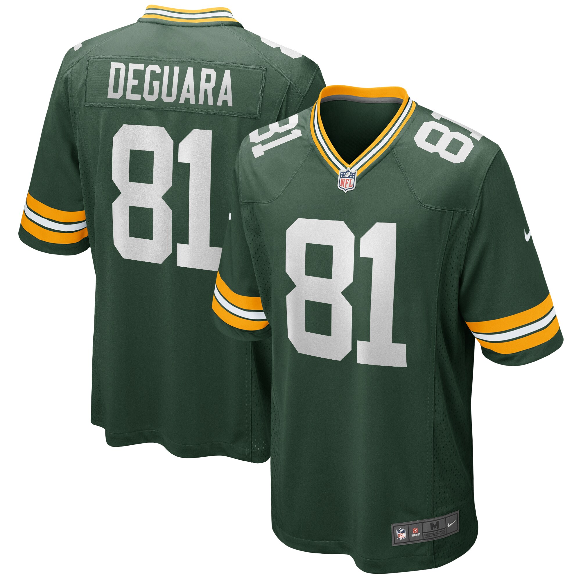 Josiah Deguara Green Bay Packers  Player Game Jersey - Green