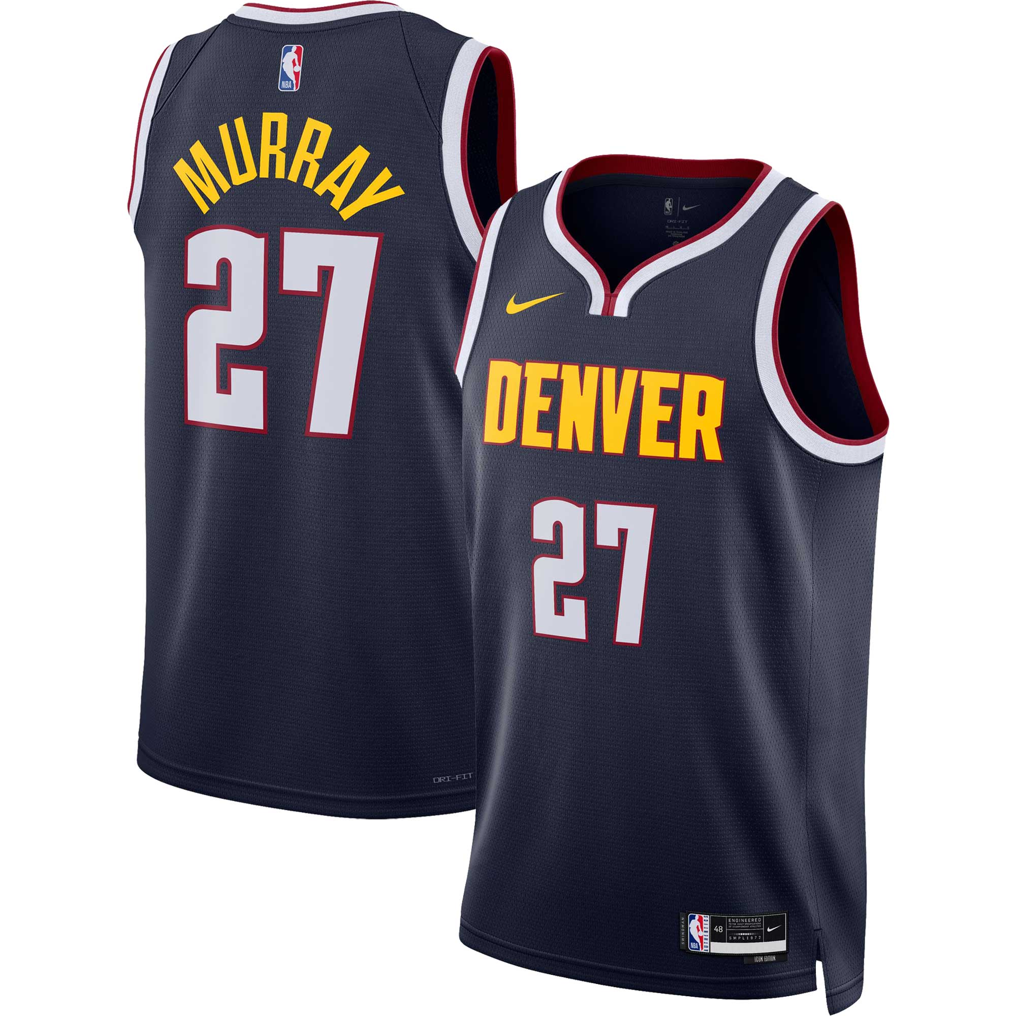 Jamal Murray Denver Nuggets  Unisex Swingman Jersey - Icon Edition - Navy