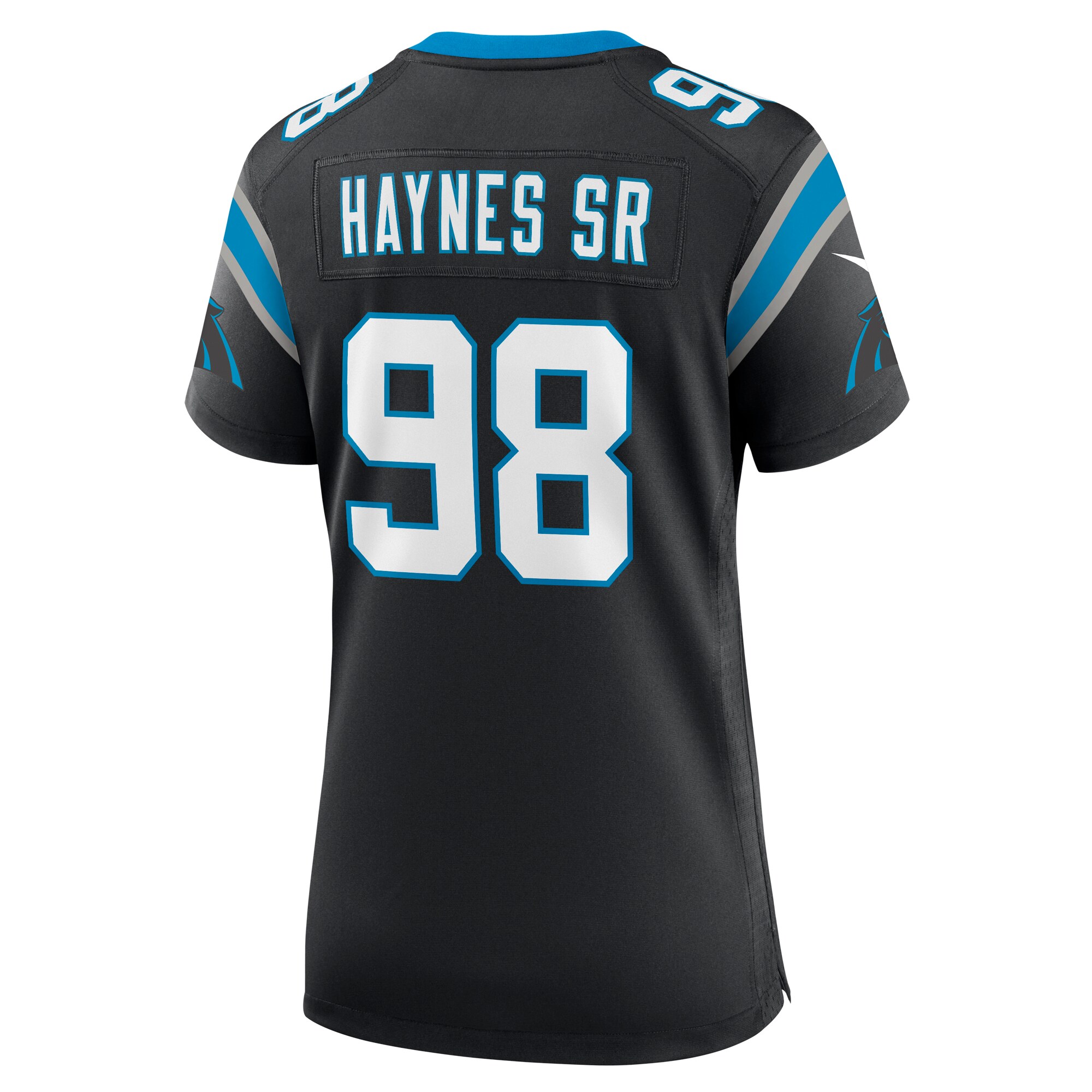 Marquis Haynes Sr. Carolina Panthers  Women's Team Game Jersey - Black