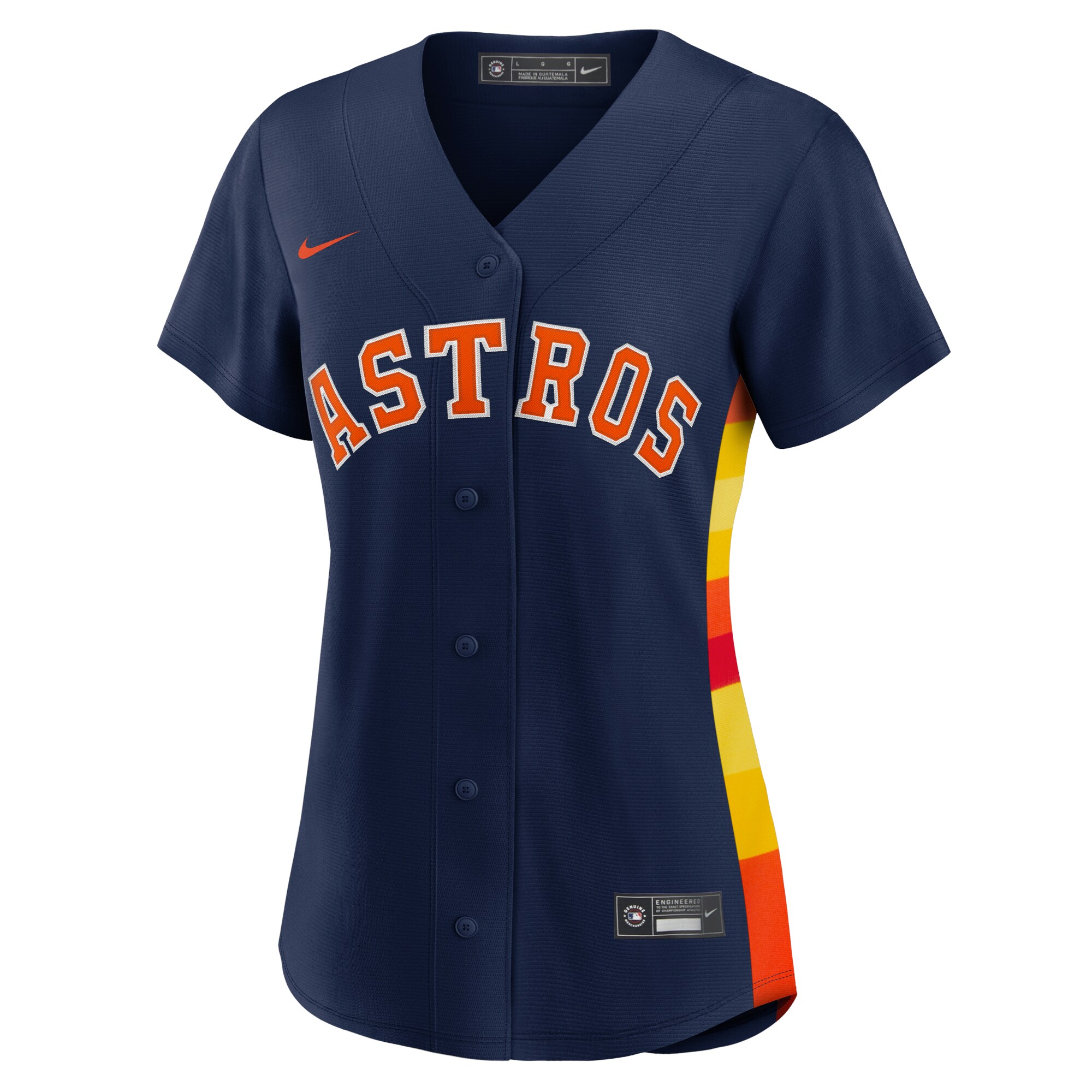 Houston Astros  Women's Alternate Replica Team Jersey - Navy